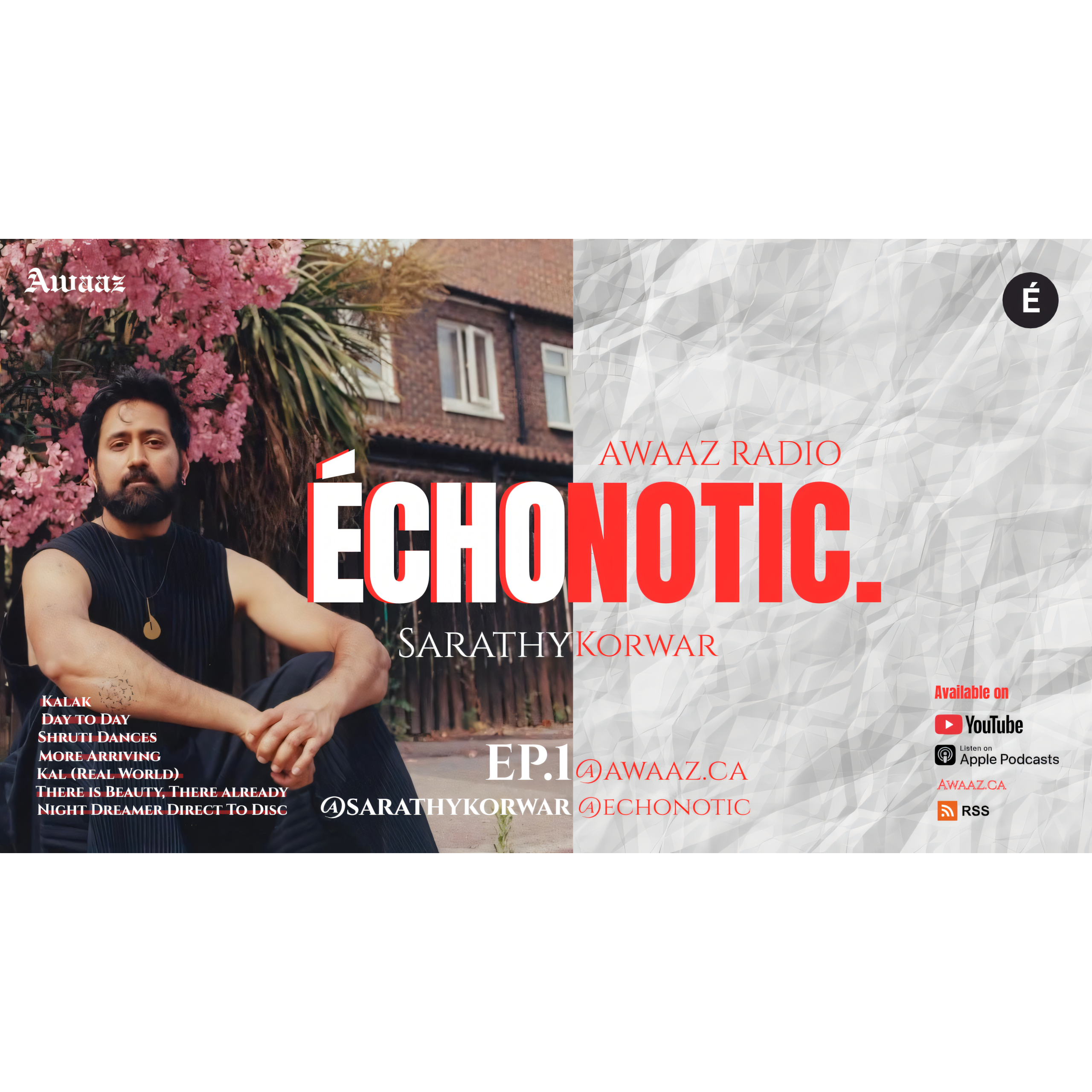 Echonotic Ep. 1 — The Musical World of Sarathy Korwar Korwar | Awaaz Radio