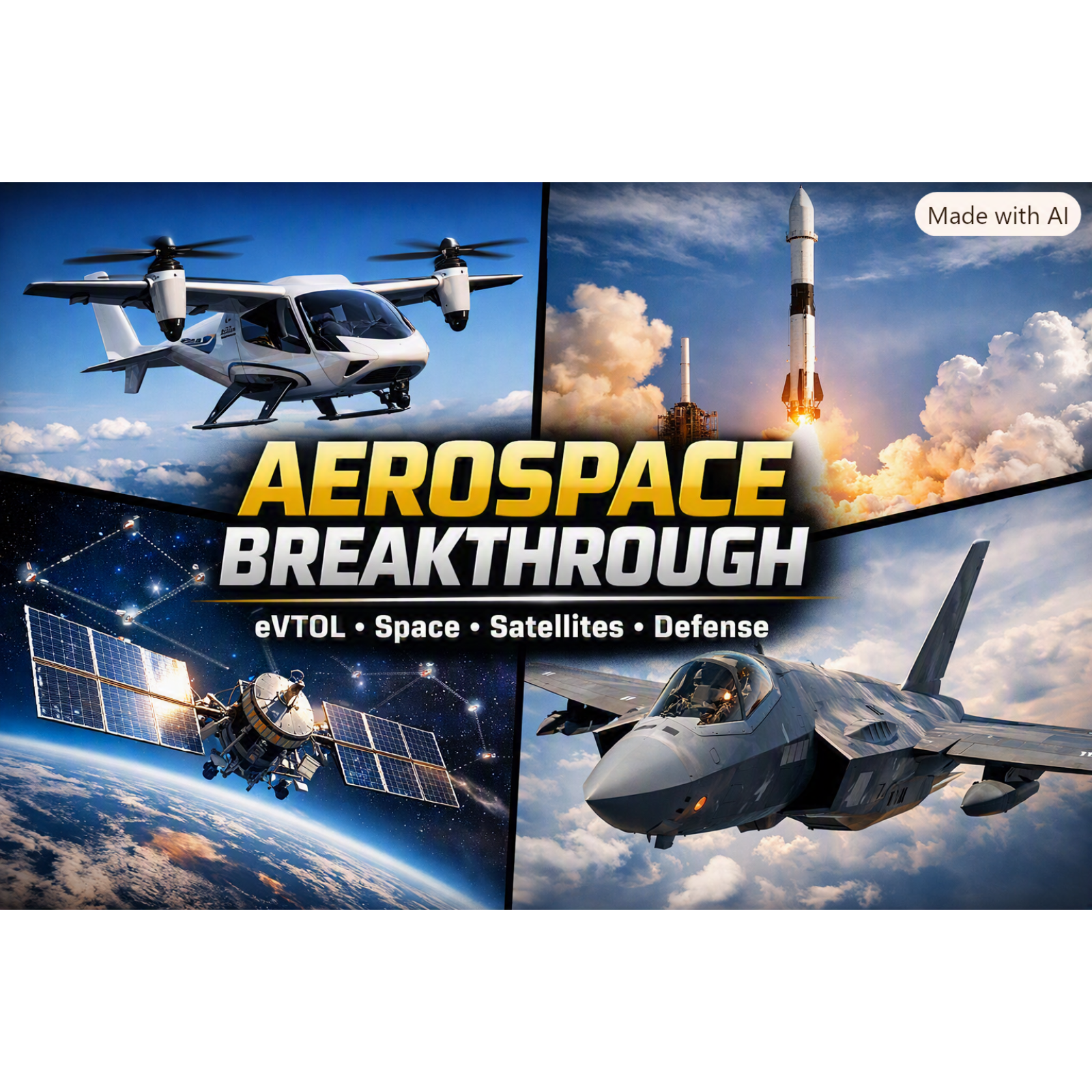 Aerospace Frontier Briefing: eVTOL, Space Launch, Satellites, MRO & Defense Momentum episode artwork