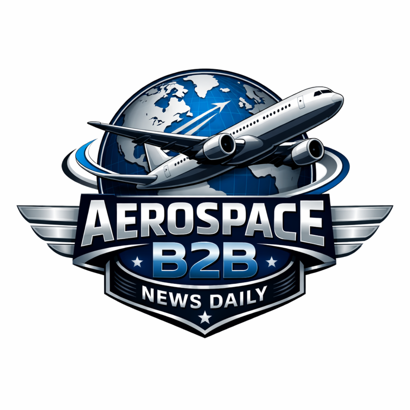 B2B aerospace news daily- for professional development podcast artwork