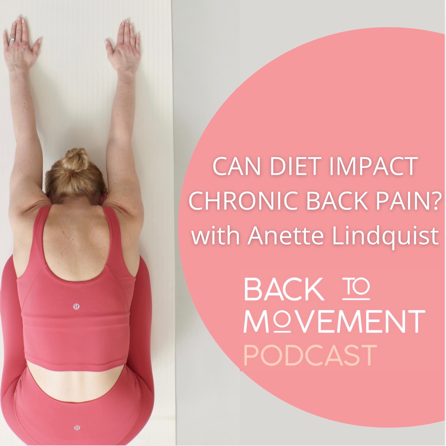 CAN DIET IMPACT CHRONIC BACK PAIN? with Anette Lindquist: naturopathic nutritionist therapist episode artwork