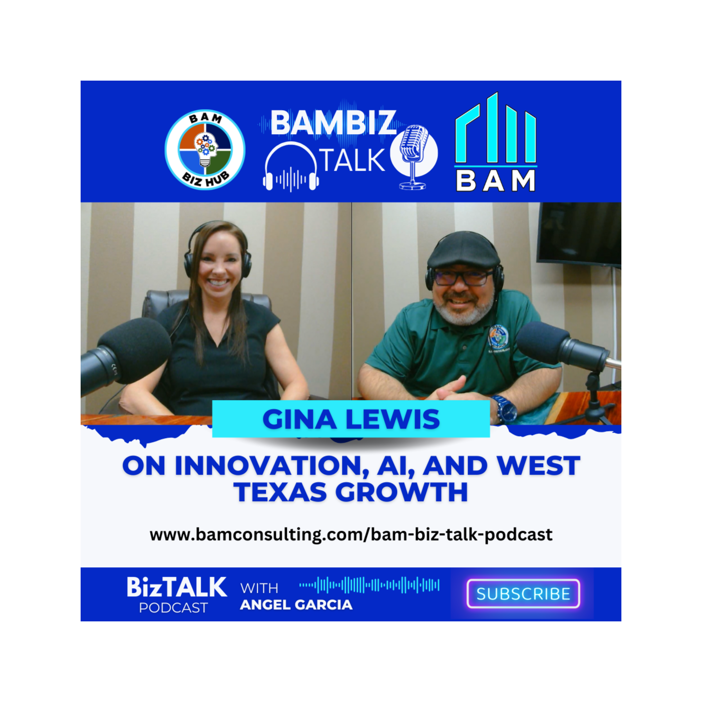 #47 From Cybersecurity to Space Frontiers: Gina Lewis on Innovation, AI, and West Texas Growth episode artwork