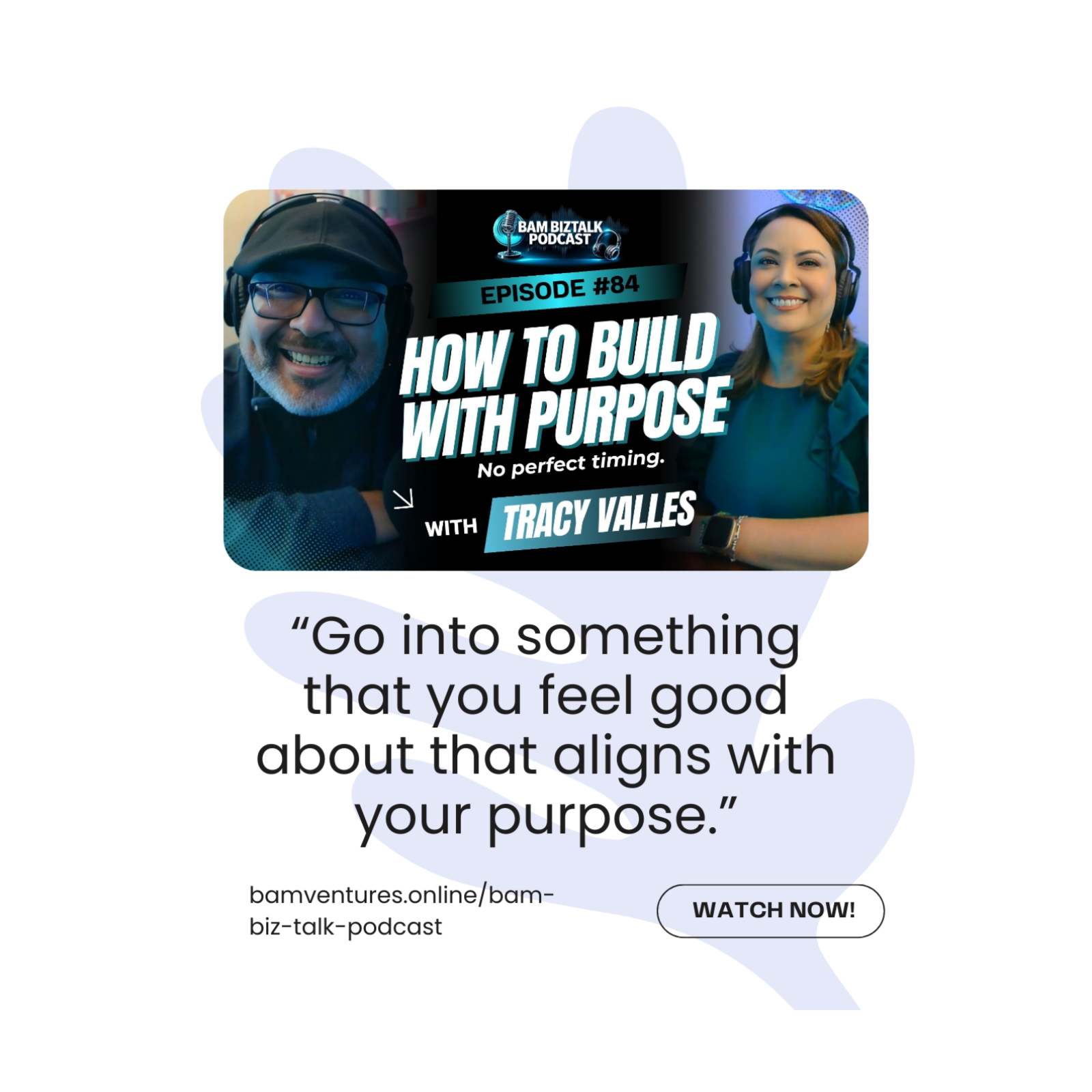 #84 Never Too Late to Start | Tracy Valles on Faith and Business | BAM BizTalk episode artwork