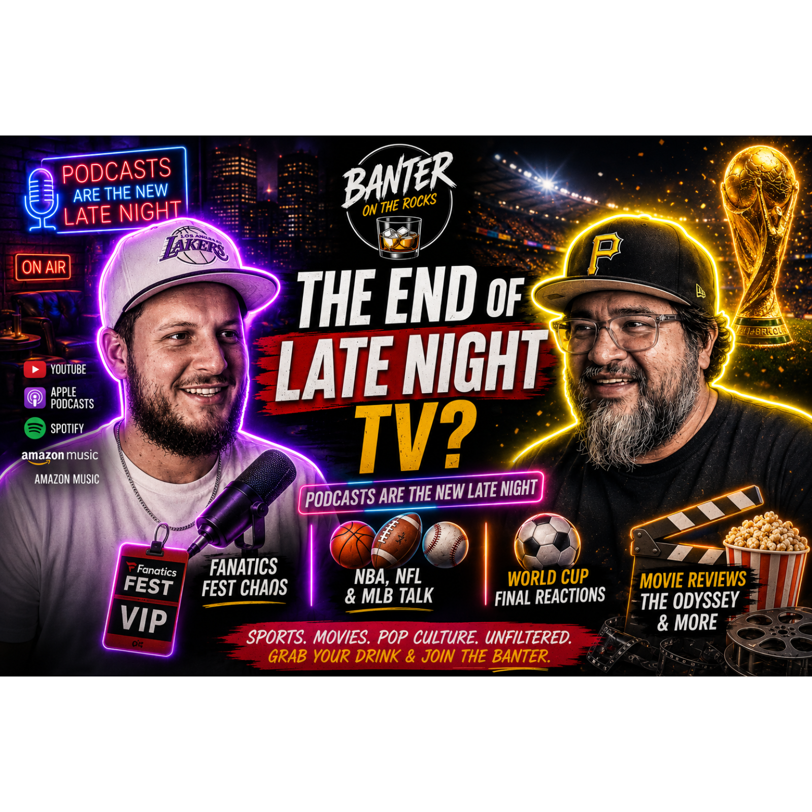 THE END OF LATE NIGHT TV? TOM BRADY, FANATICS FEST & WORLD CUP FINAL REACTIONS