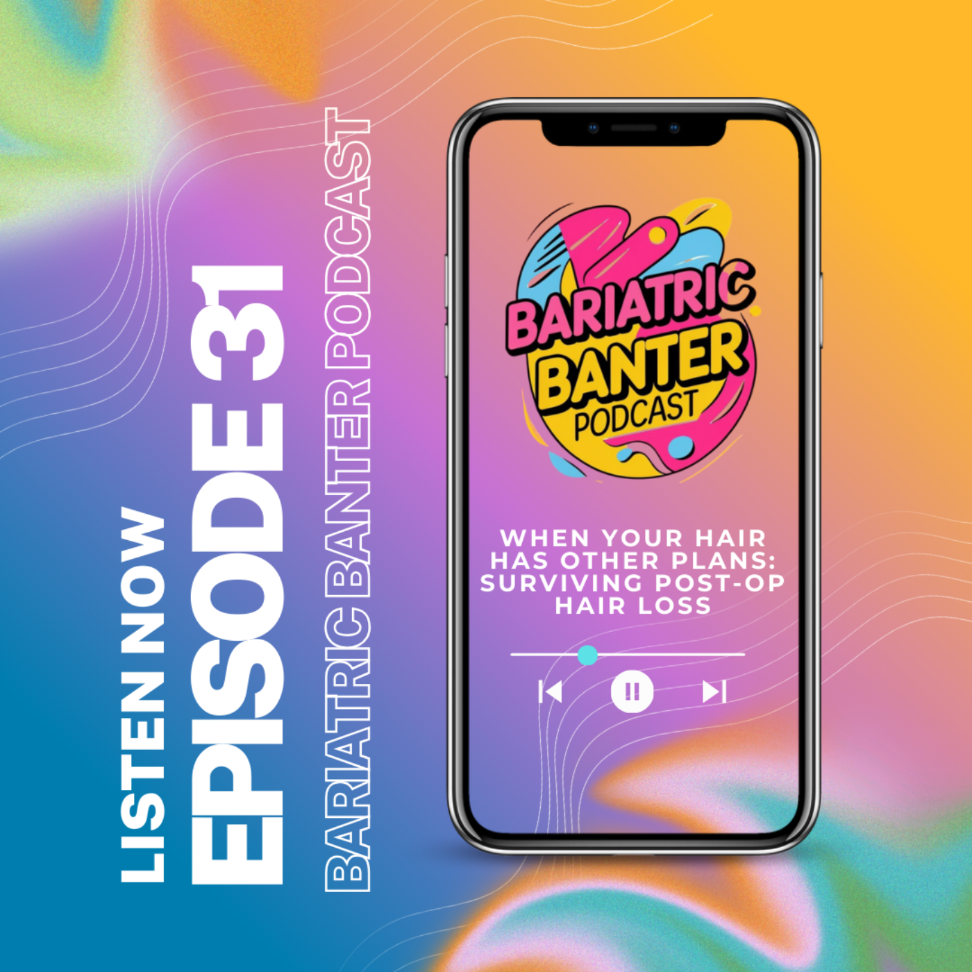 Episode 31: When Your Hair Has Other Plans: Surviving Post-Op Hair Loss Without Losing Your Mind (or Your Ponytail)