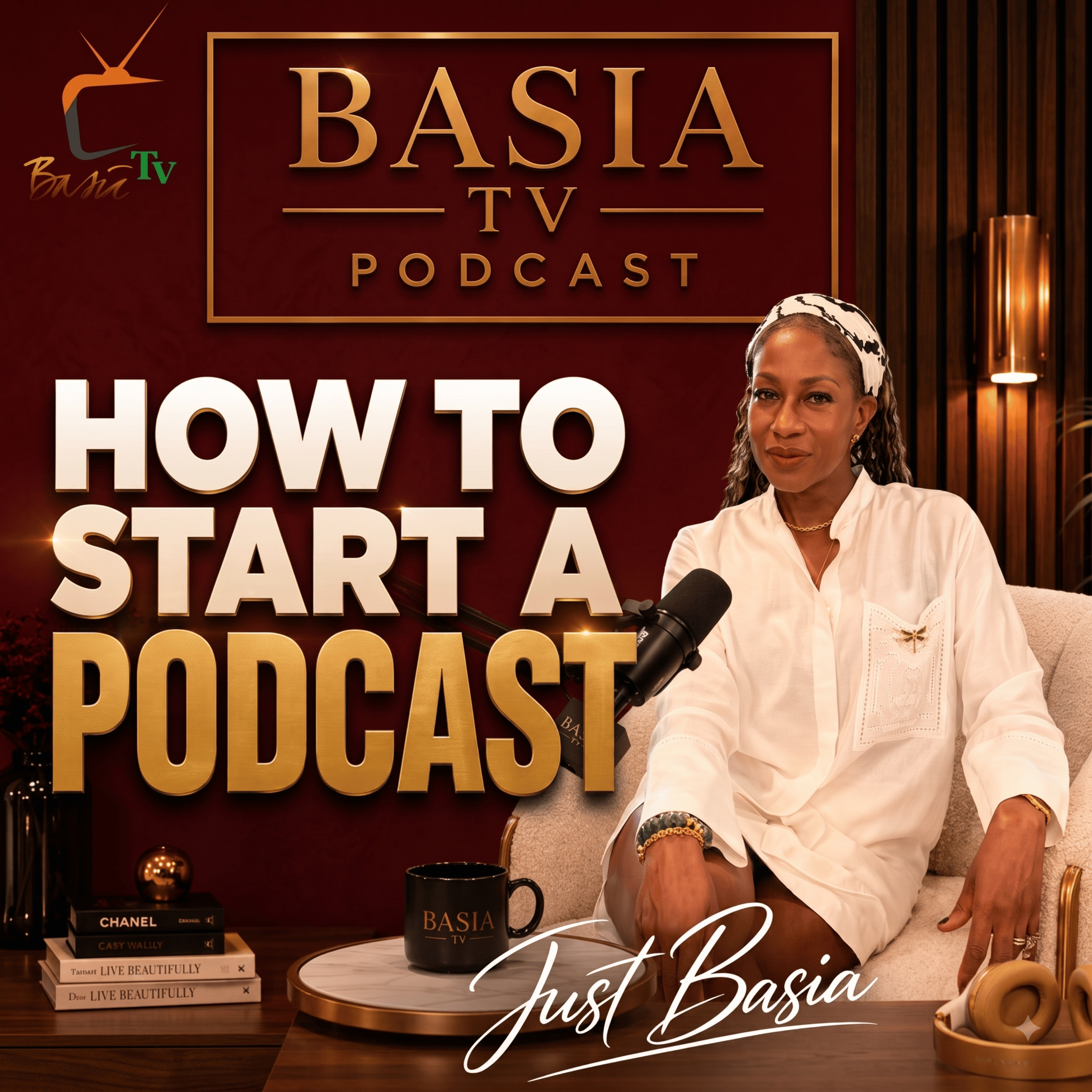 How To Start A Podcast. Just Basia 🎙️ episode artwork
