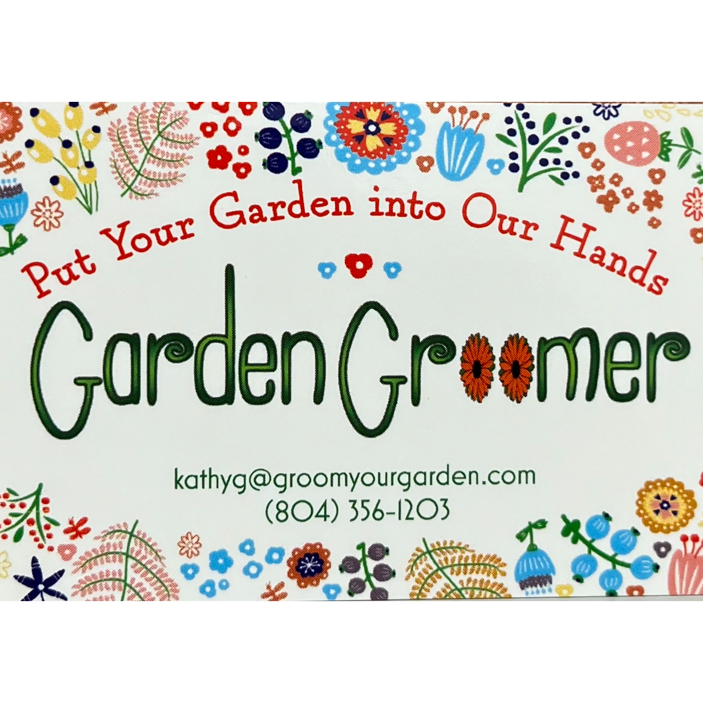 BBB Sharing- Kathy Groomy Garden 