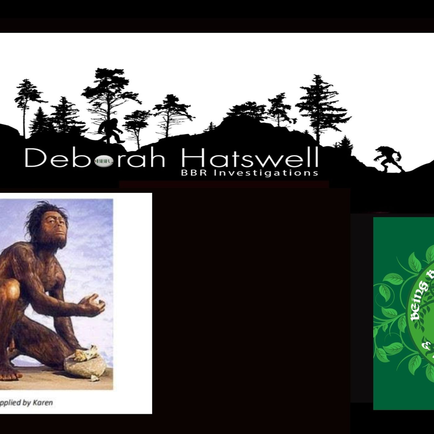 Deborah Hatswell. BBR Investigations. Cryptid Creatures, Mystery and Unexplained Events