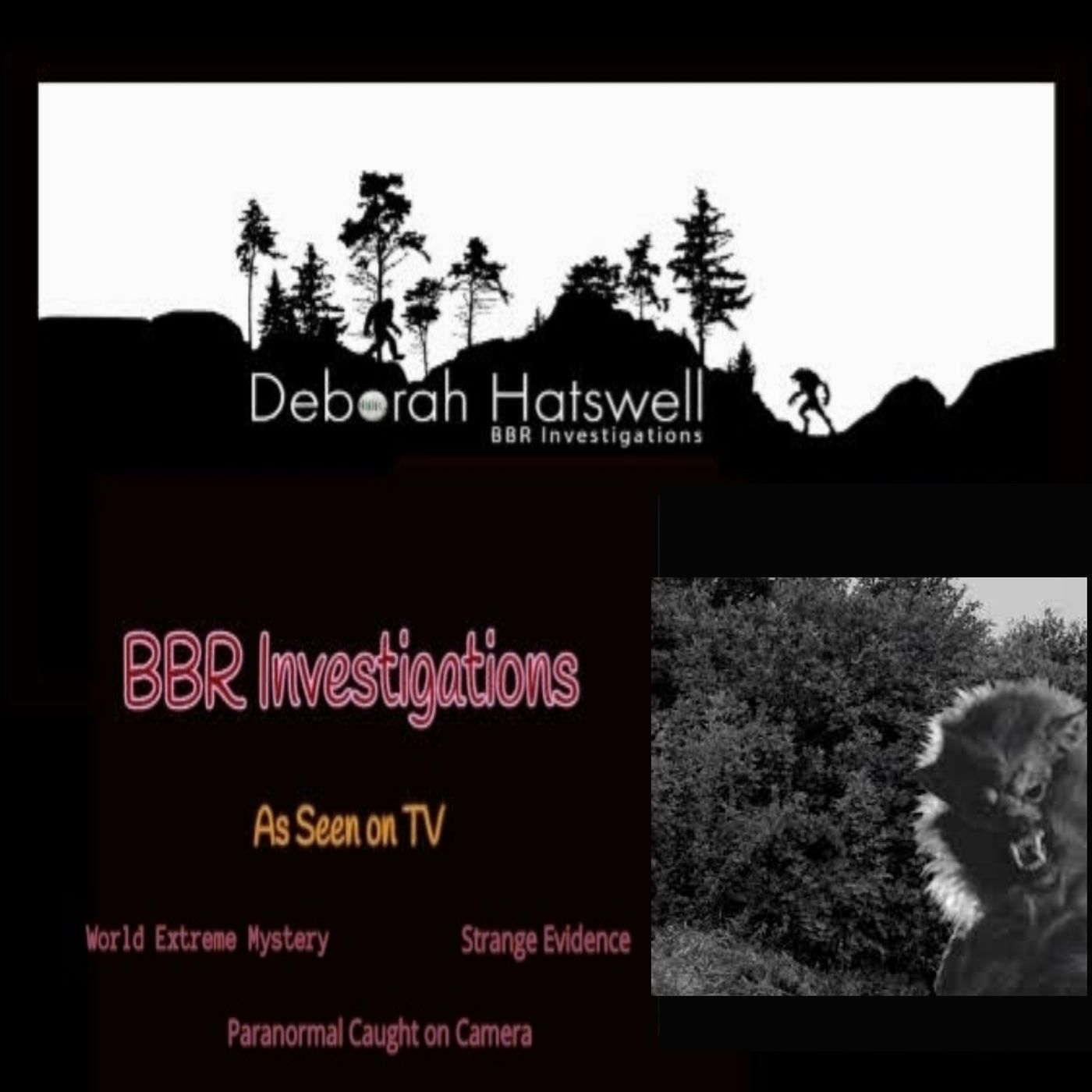 Deborah Hatswell. BBR Investigations. Cryptid Creatures, Mystery and Unexplained Events