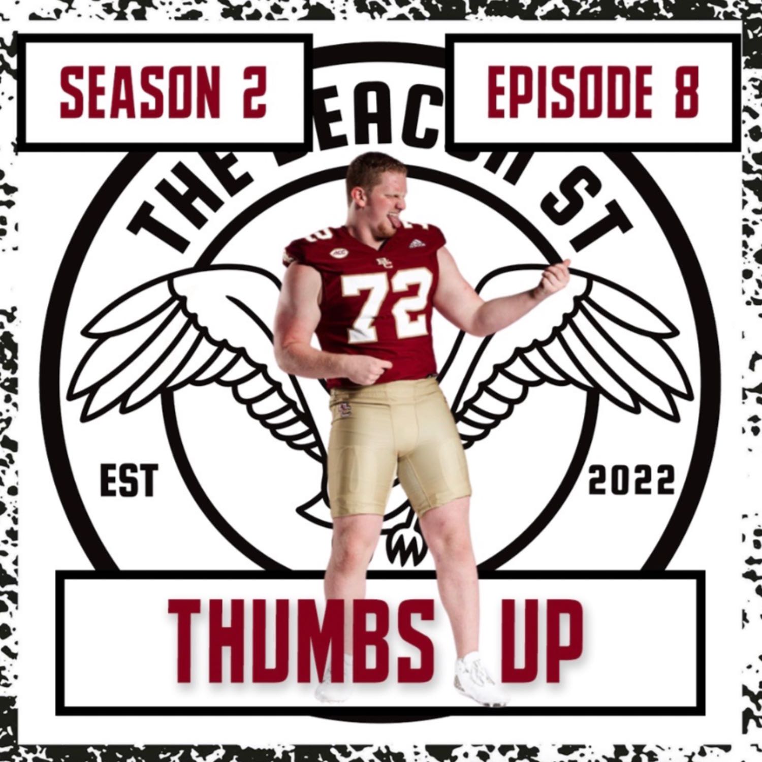 Thumbs Up: BC Football OL Jack "Thumb" Funke