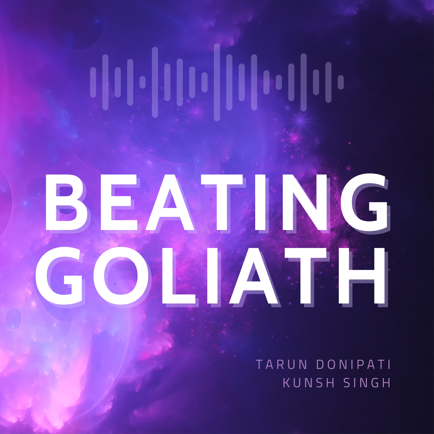 Beating Goliath podcast artwork
