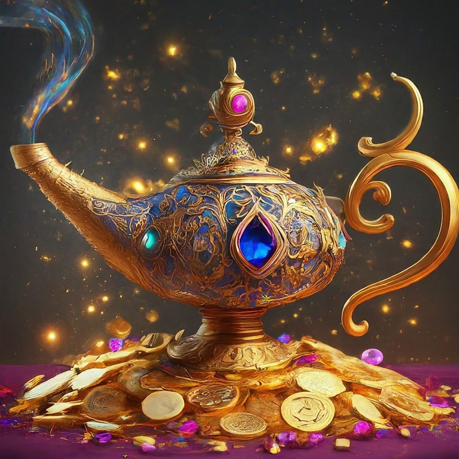 The story of Aladdin and the Magic Lamp