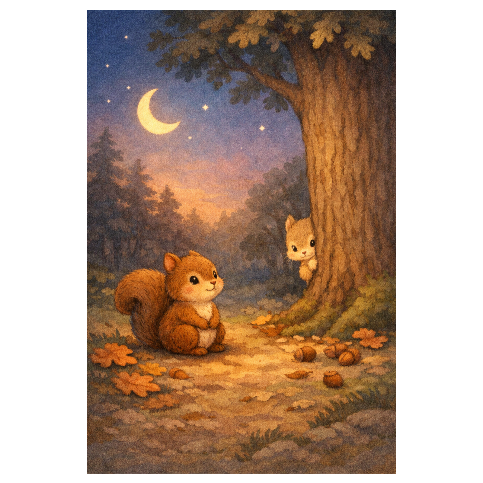The Little Squirrel Who Looked for a Friend