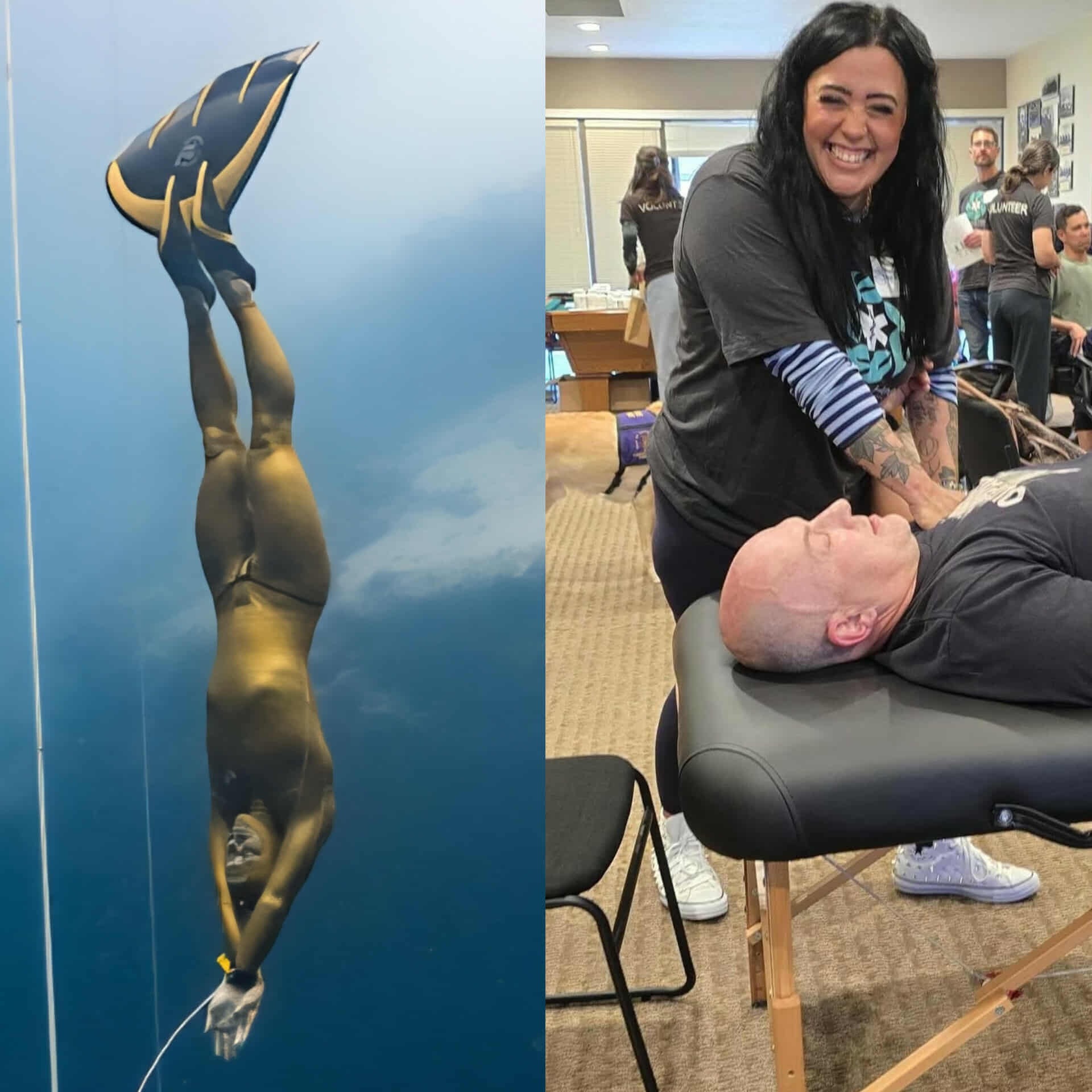 Alexey Molchanov and Sonya McVay (Using Freediving for Performance, Overcoming Grief and Training Firefighters) - Episode 1143