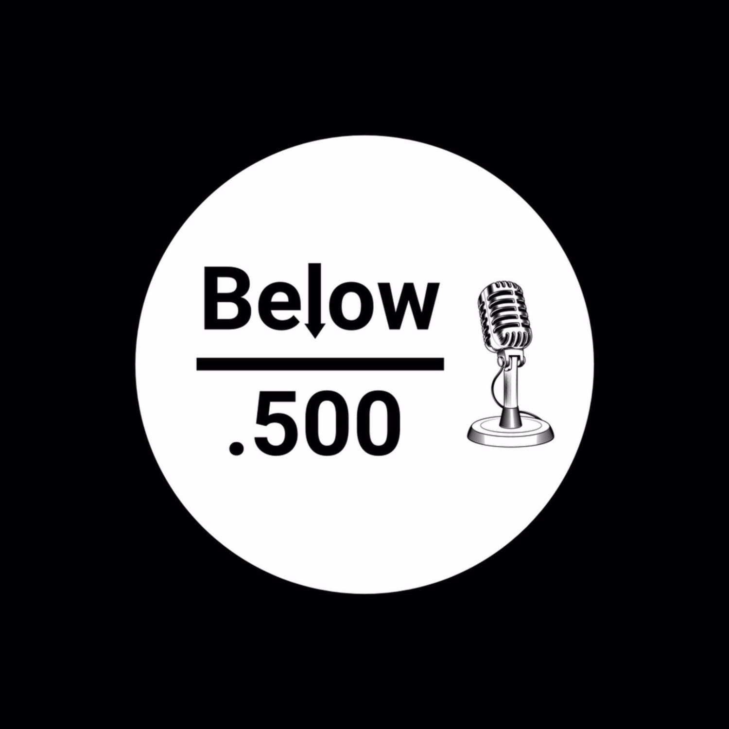 Below .500