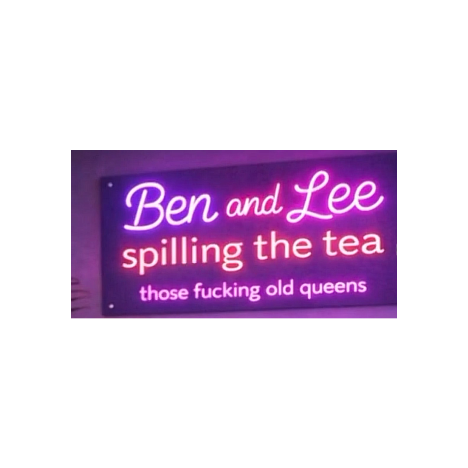 Ben & Lee, spill the tea cover art