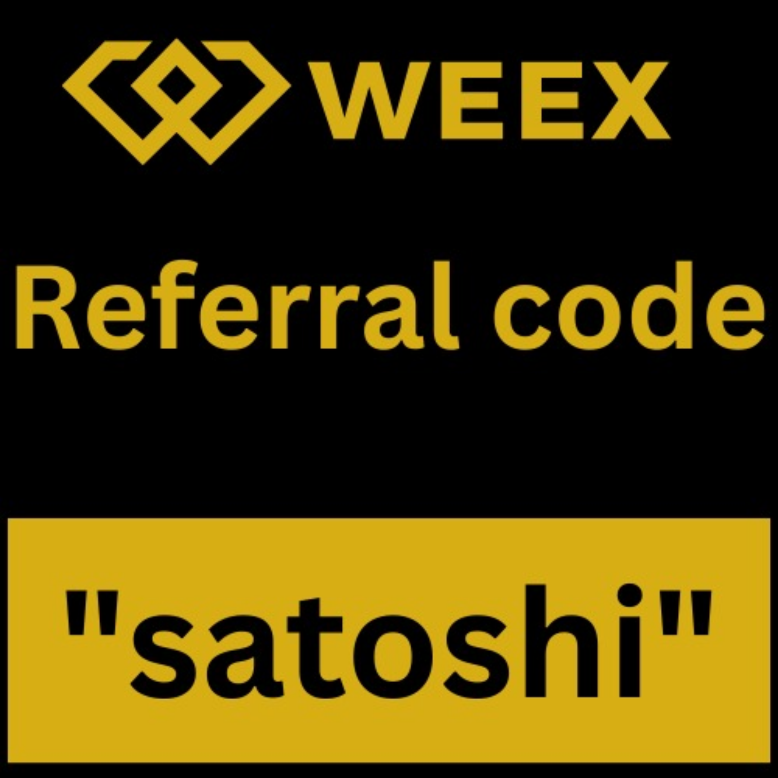 WEEX Referral Code SATOSHI – Get Up to 50% Off Trading Fees cover art