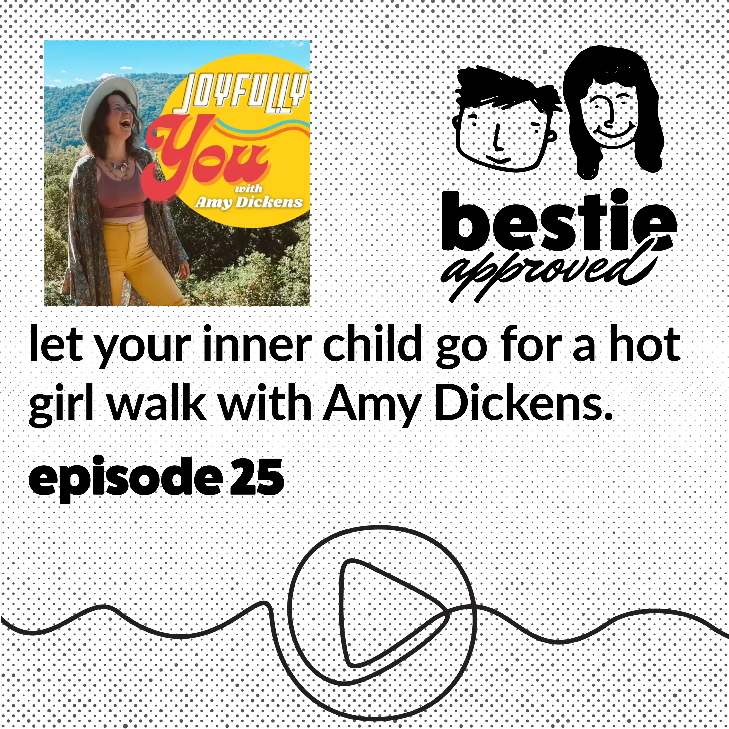 let your inner child go for a hot girl walk with Amy Dickens.