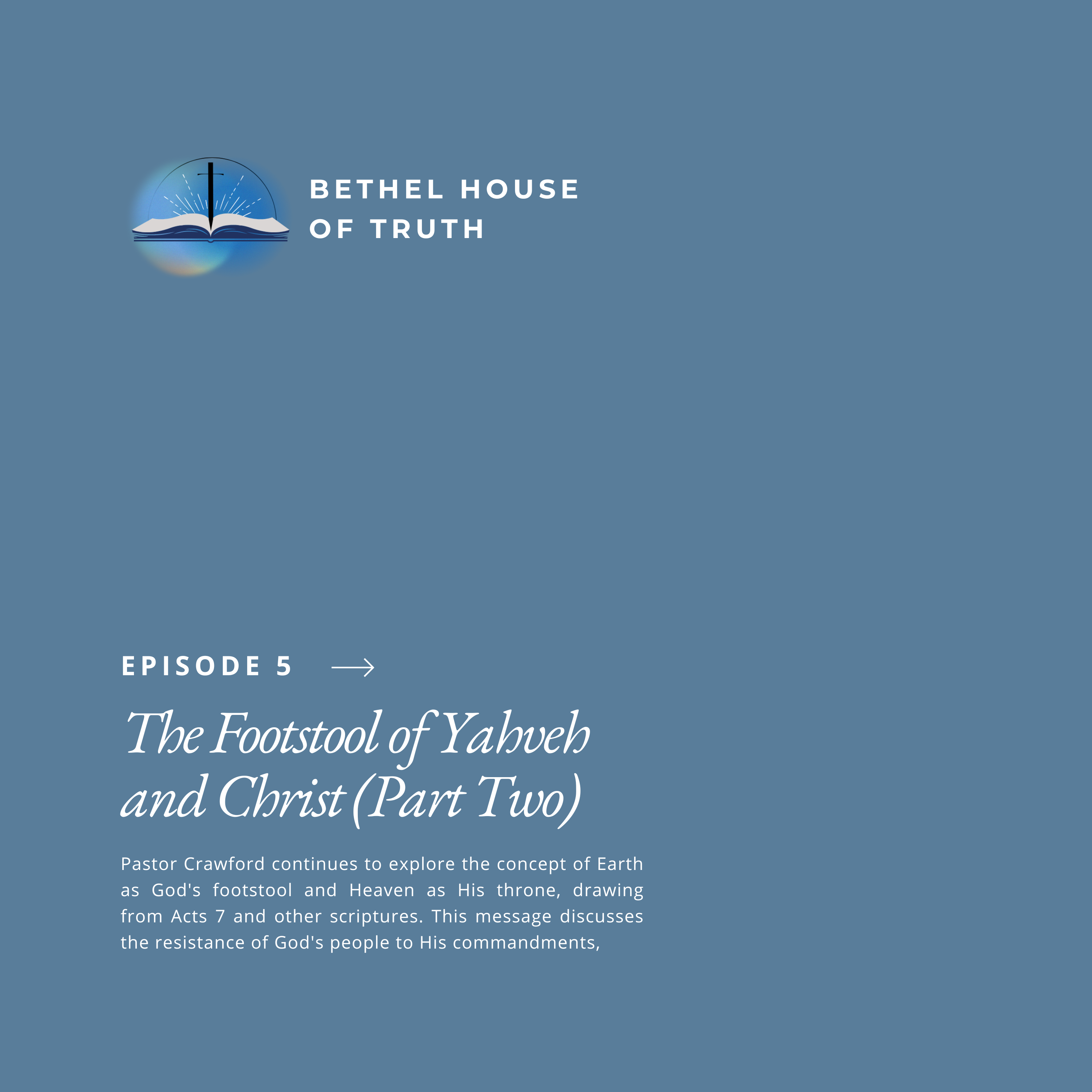 Sunday Sermons | Bethel House of Truth | Pastor Randall Crawford Sr.