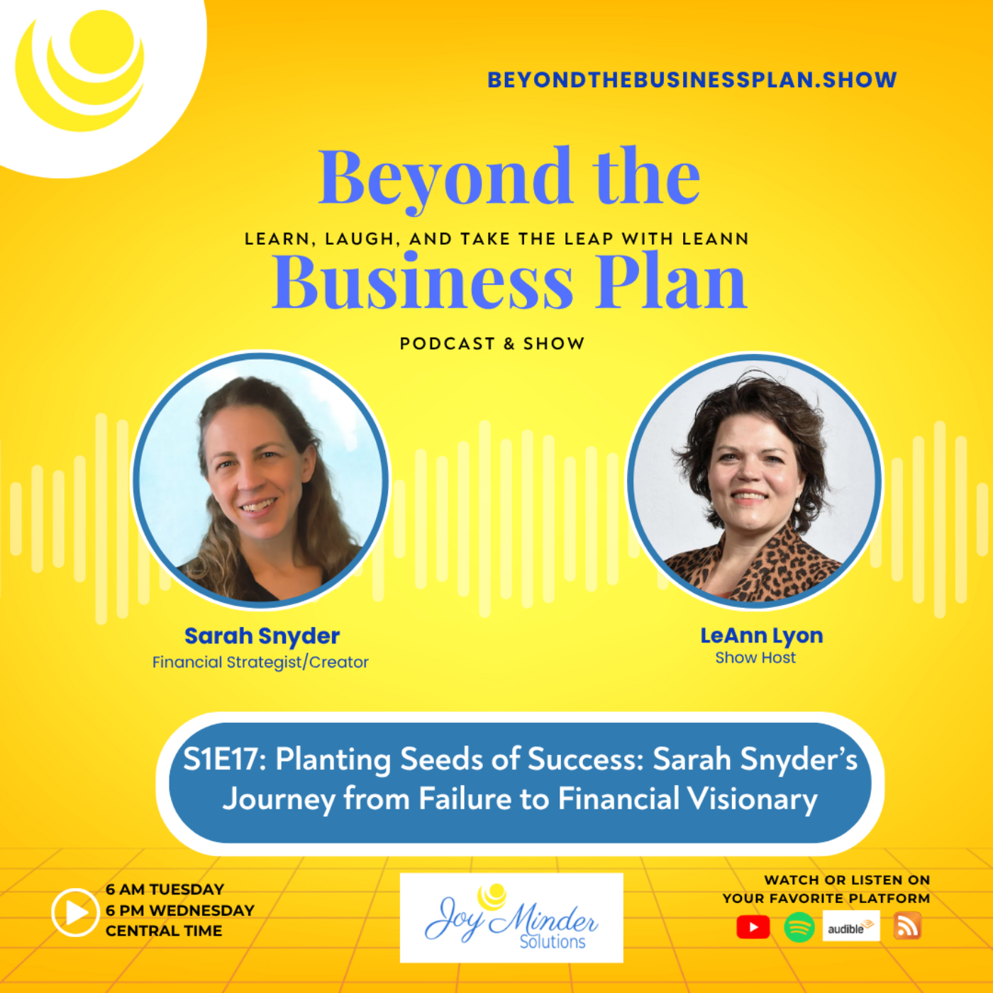 Beyond the Business Plan; Learn, Laugh & Take the Leap with LeAnn!