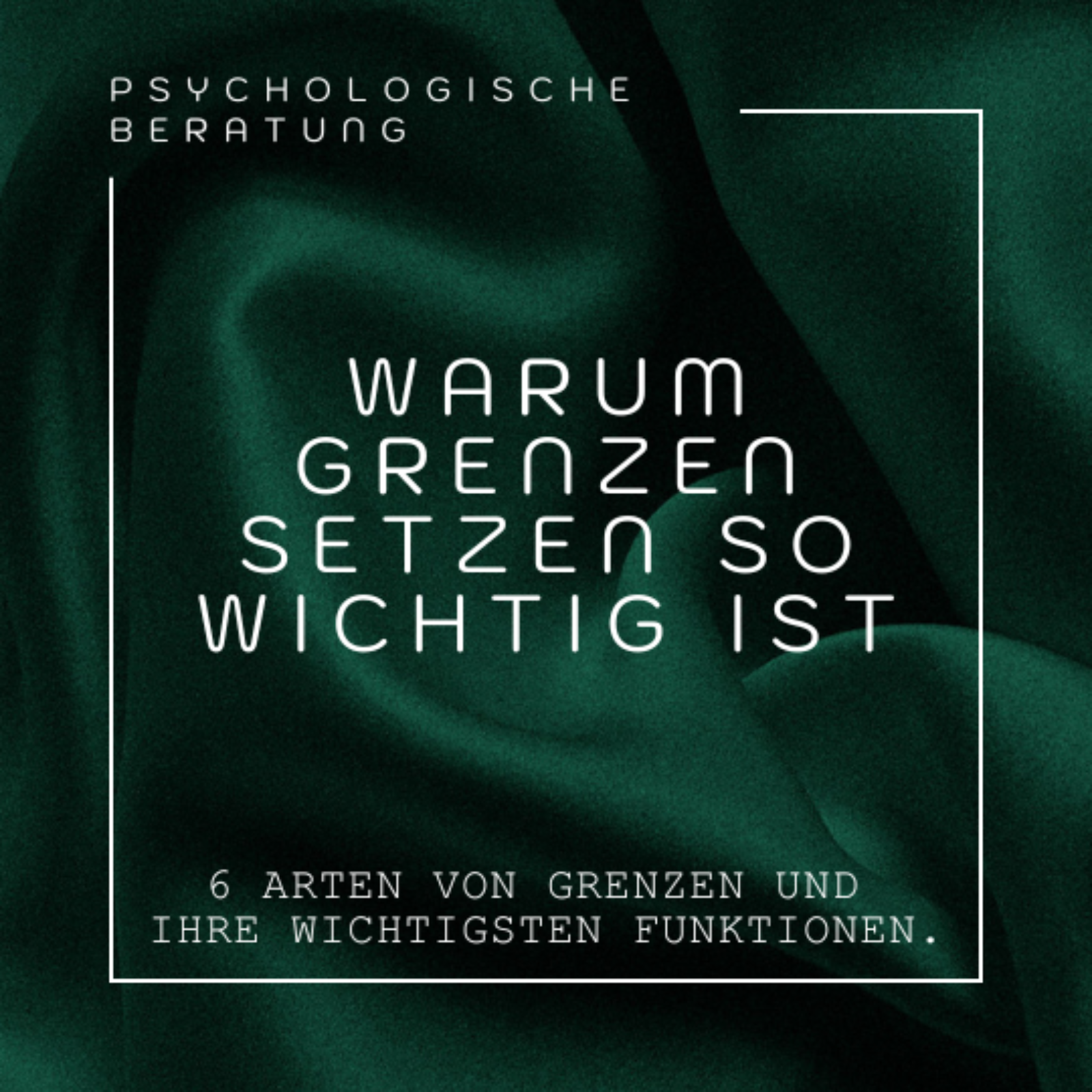 Grenzen als Ausdruck der Autonomie - Funktionen, Hürden und die Wichtigkeit von gesunden Grenzen. episode artwork