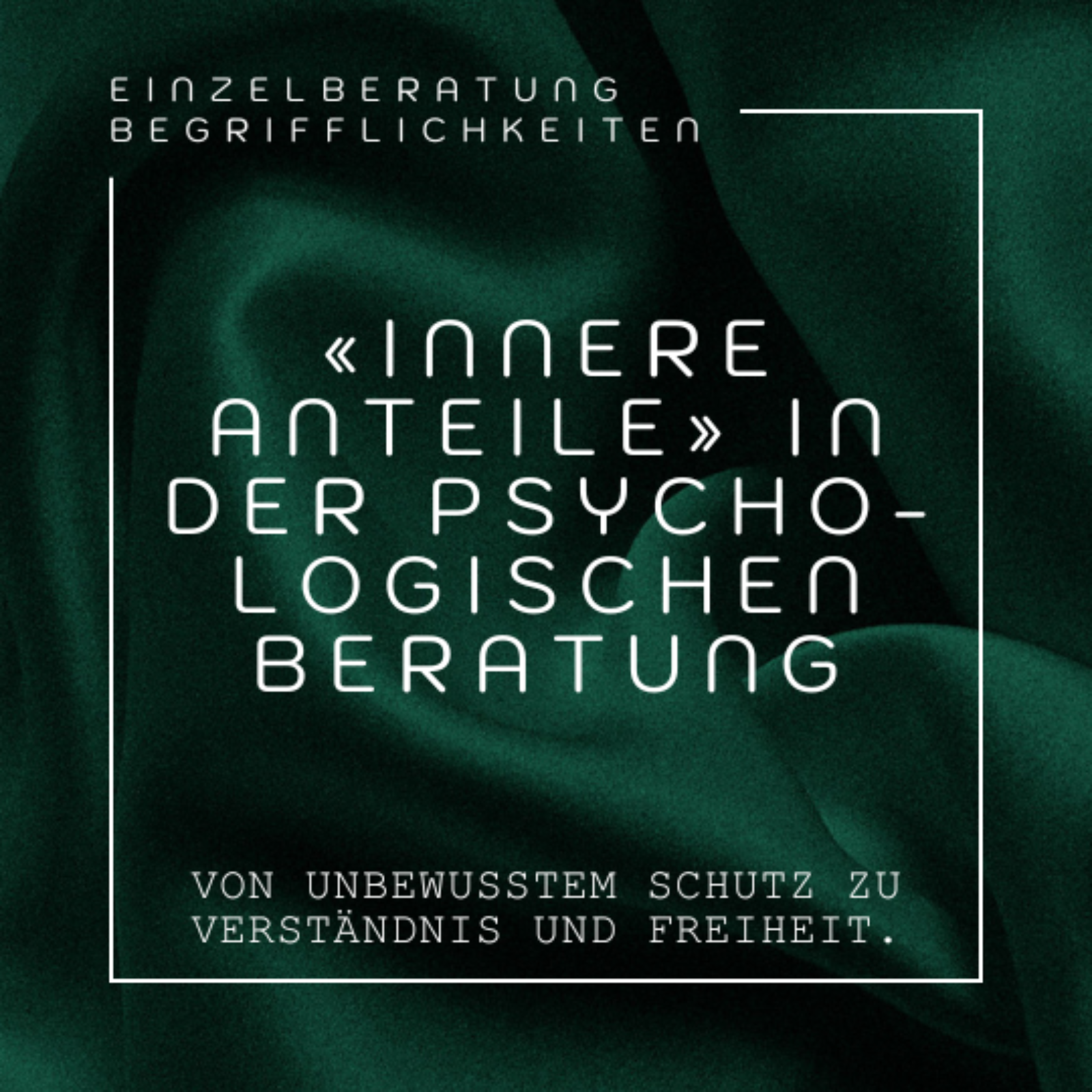 Was bedeutet die Arbeit mit «Inneren Anteilen» in der Psychologie? episode artwork