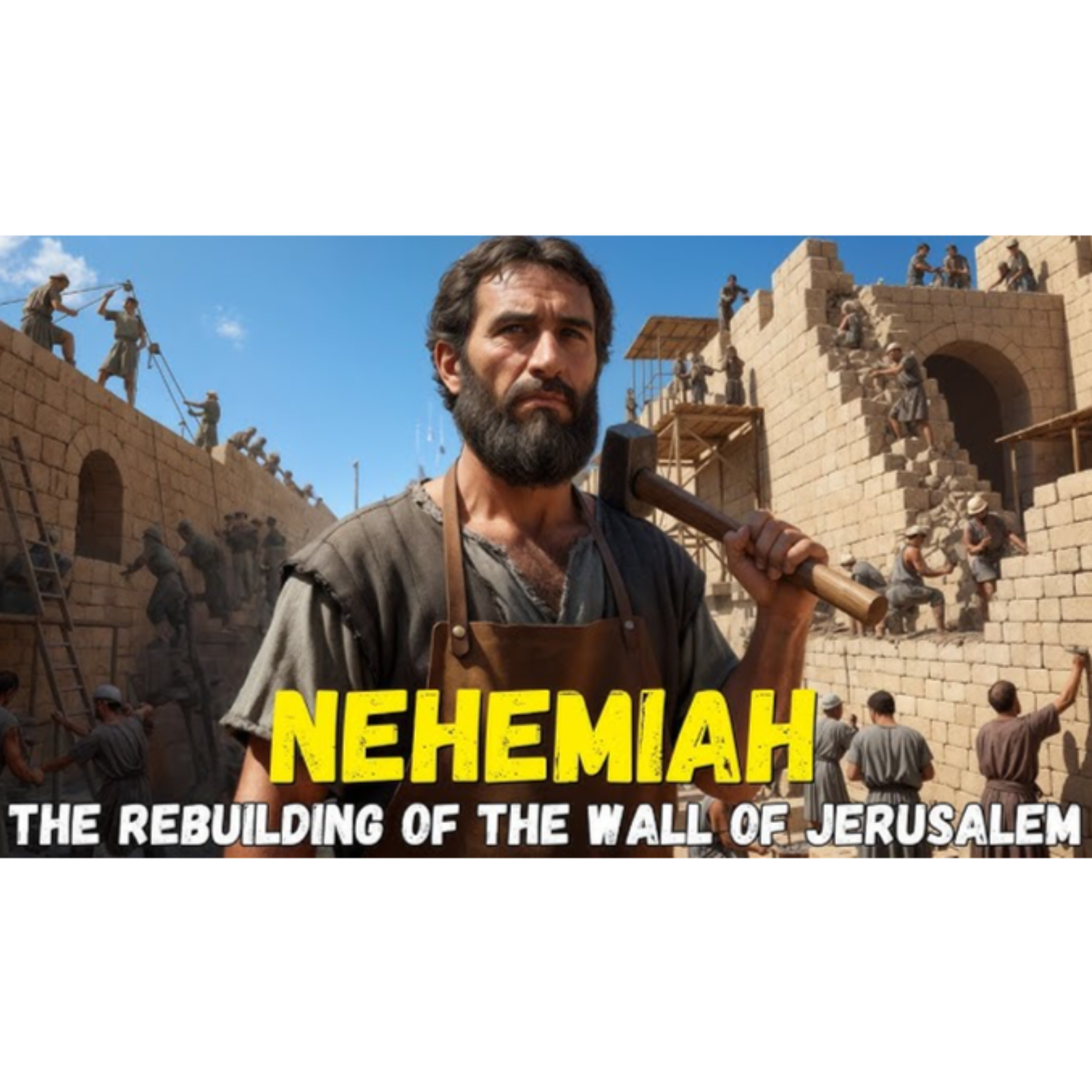 The Book of Nehemiah As You’ve Never Seen Before - Black and White Bible episode artwork
