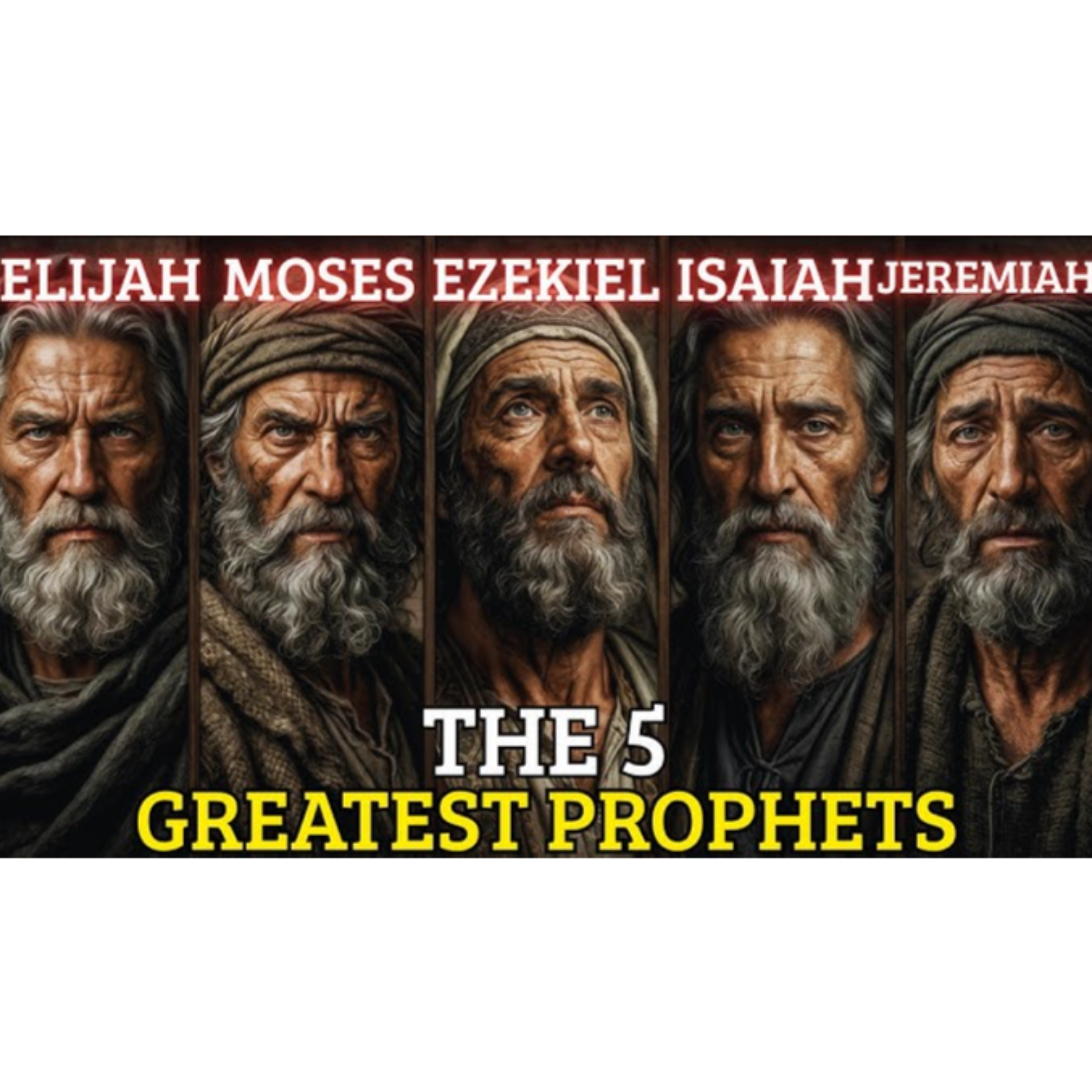 THE GREATEST PROPHETS OF THE BIBLE – MOSES_ ELIJAH_ ISAIAH_ JEREMIAH_ EZEKIEL episode artwork