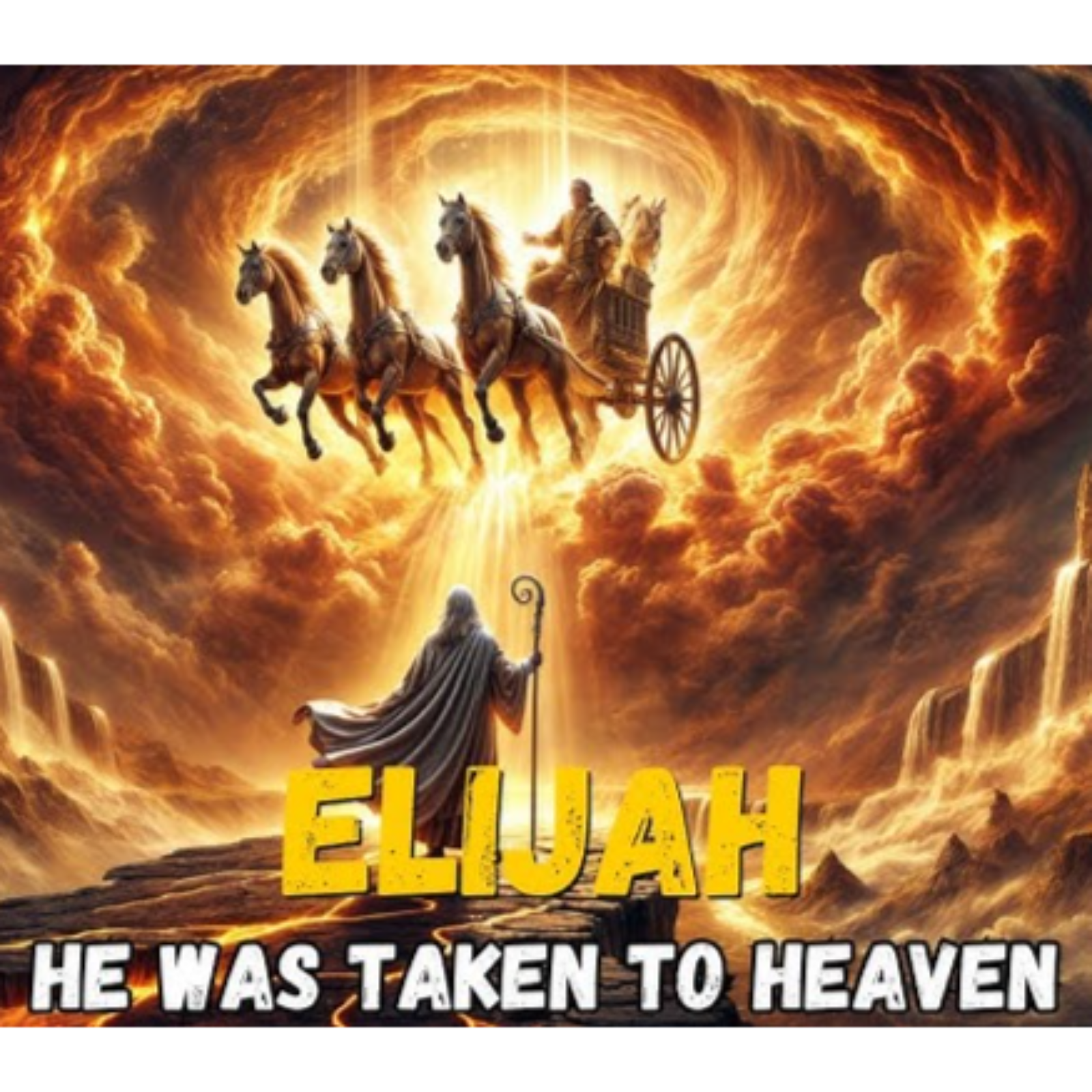The Story of Elijah - He Was Taken to Heaven by a Chariot of Fire  Bible Stories episode artwork