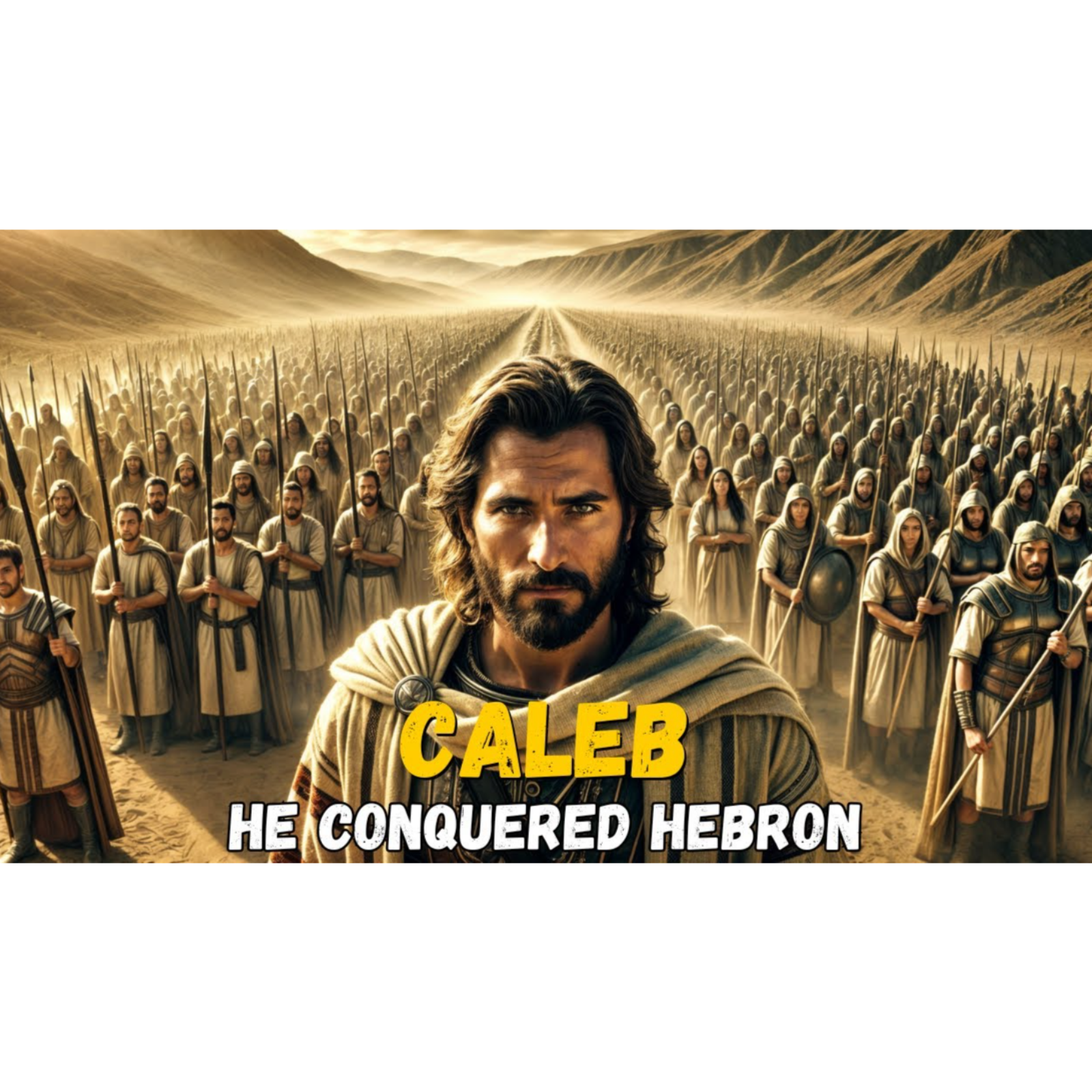 The Story of Caleb - The Warrior of God Who Conquered Hebron _ Bible Stories episode artwork