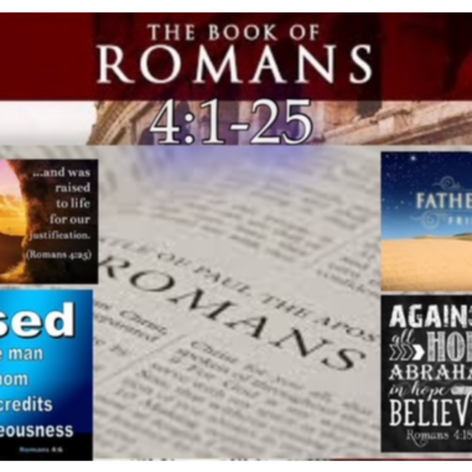 Romans 4:1-25