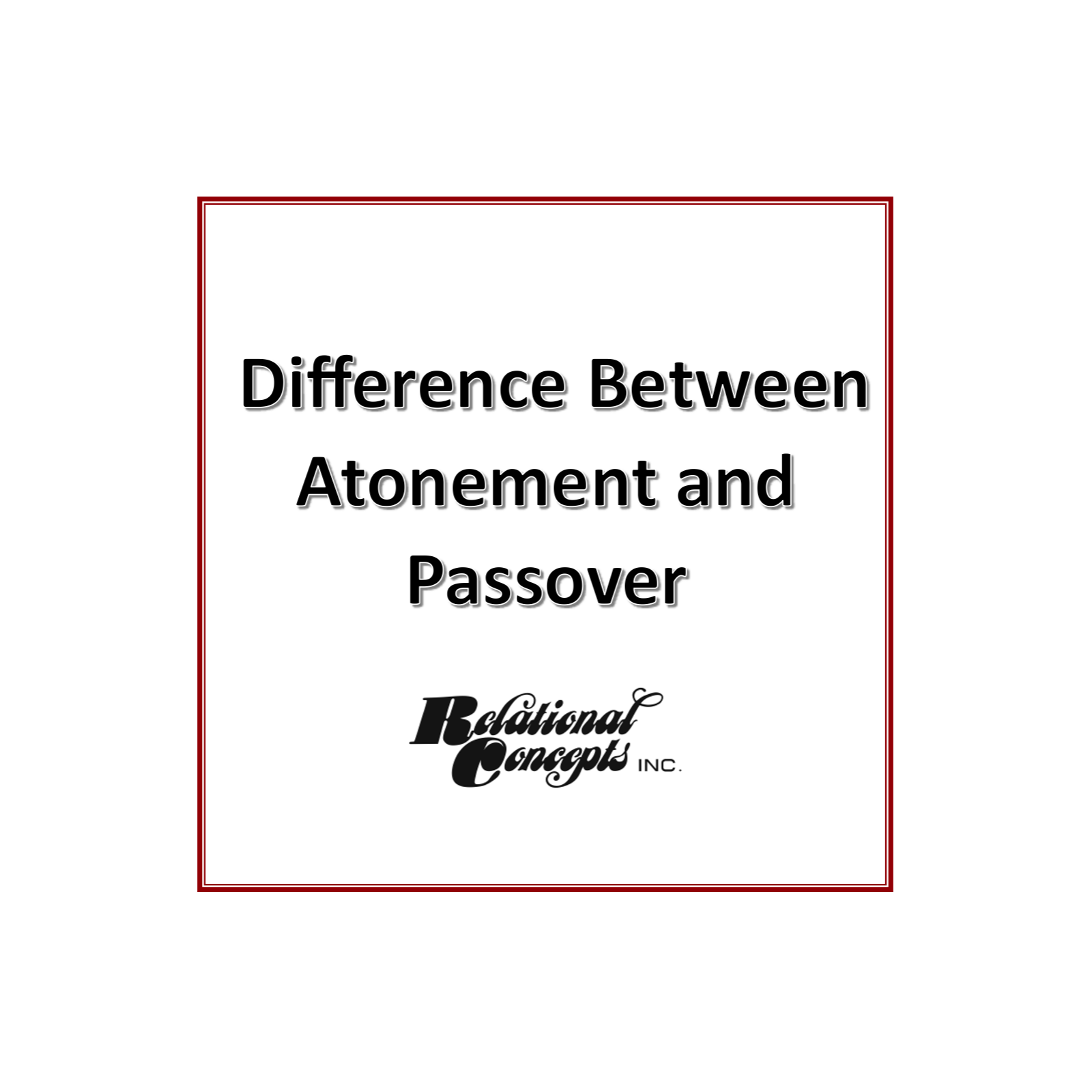 Difference Between Atonement and Passover