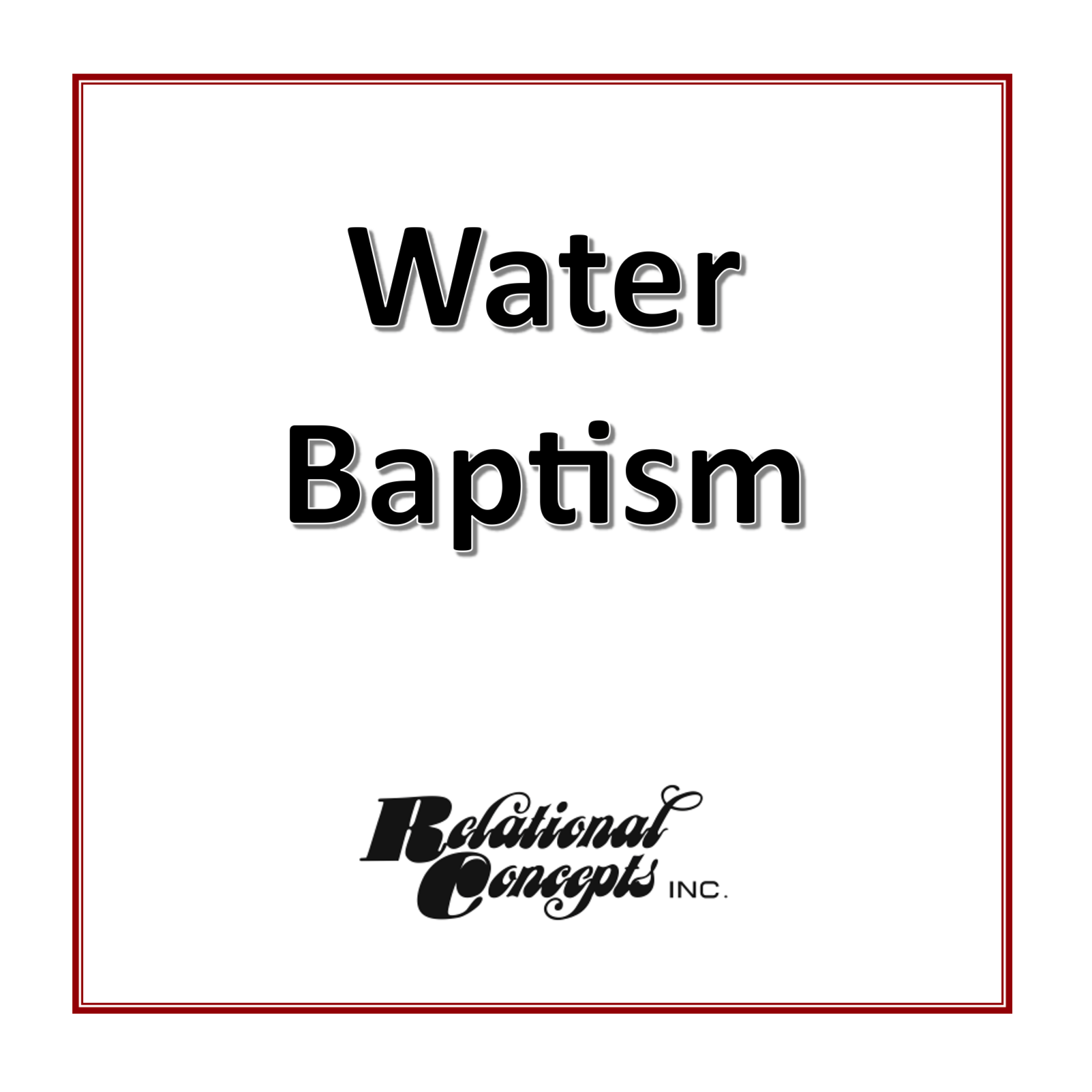 Water Baptism