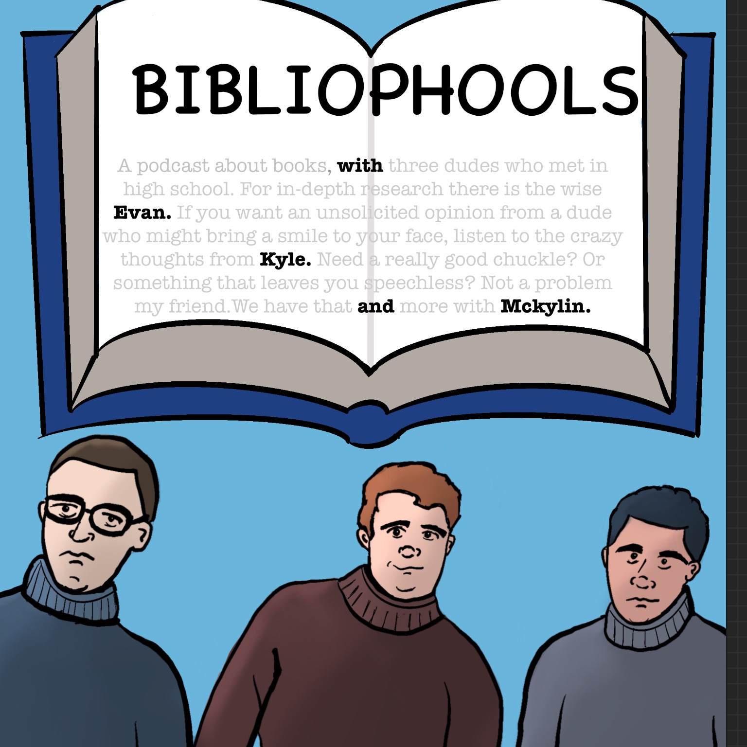 Bibliophools podcast artwork