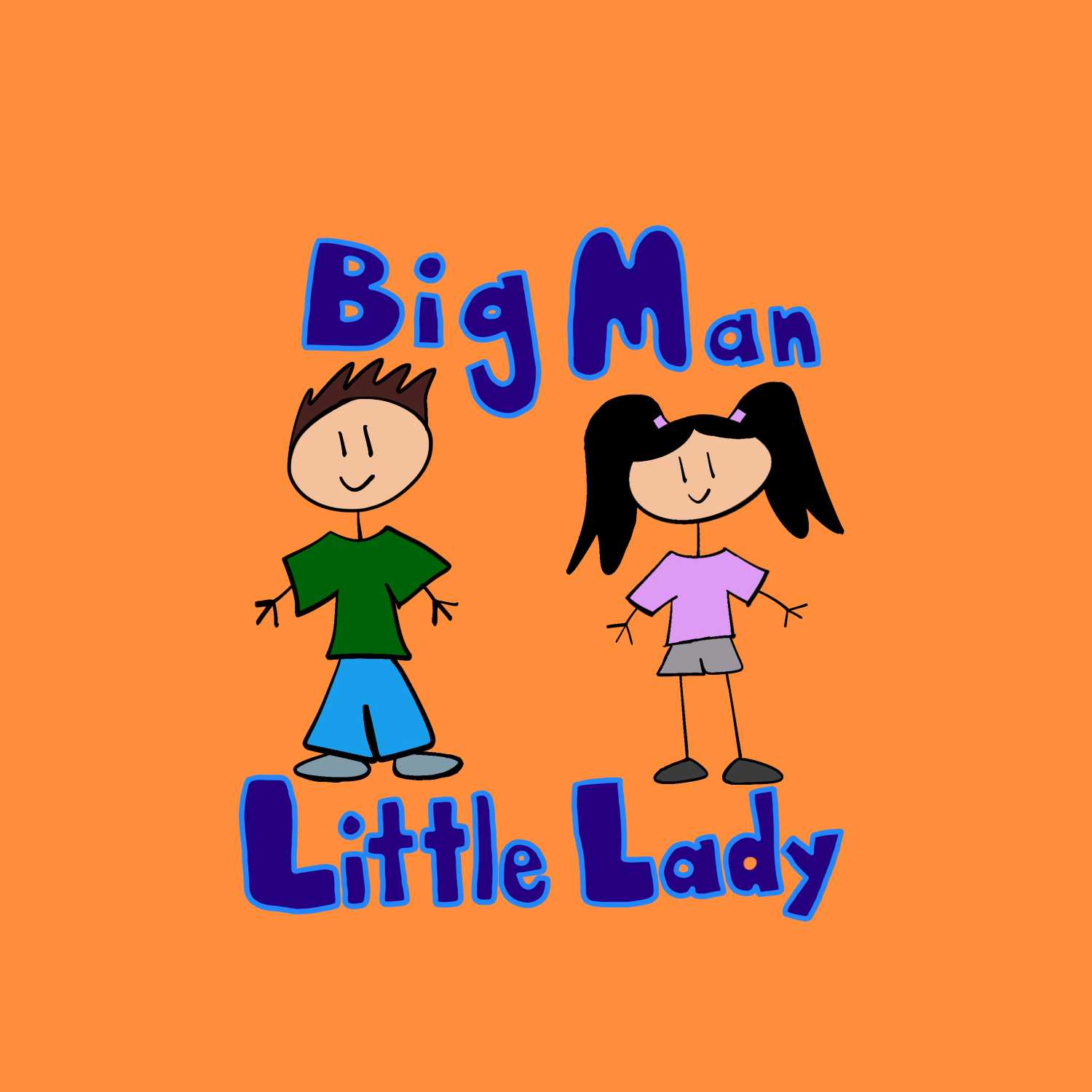 big man little lady podcast artwork