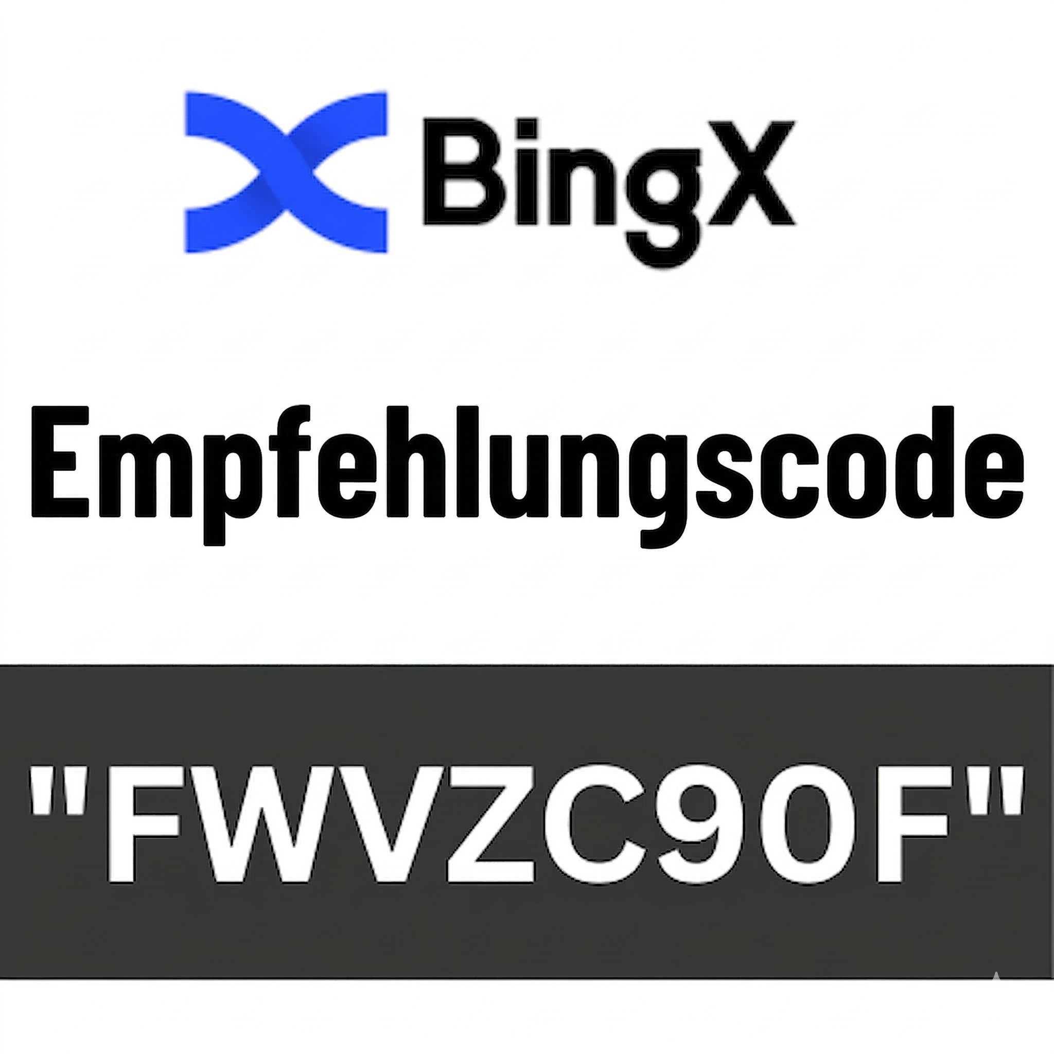 BingX Empfehlungscode "FWVZC90F" – Erhalten Sie 20 % Rabatt auf Handelsgebühren