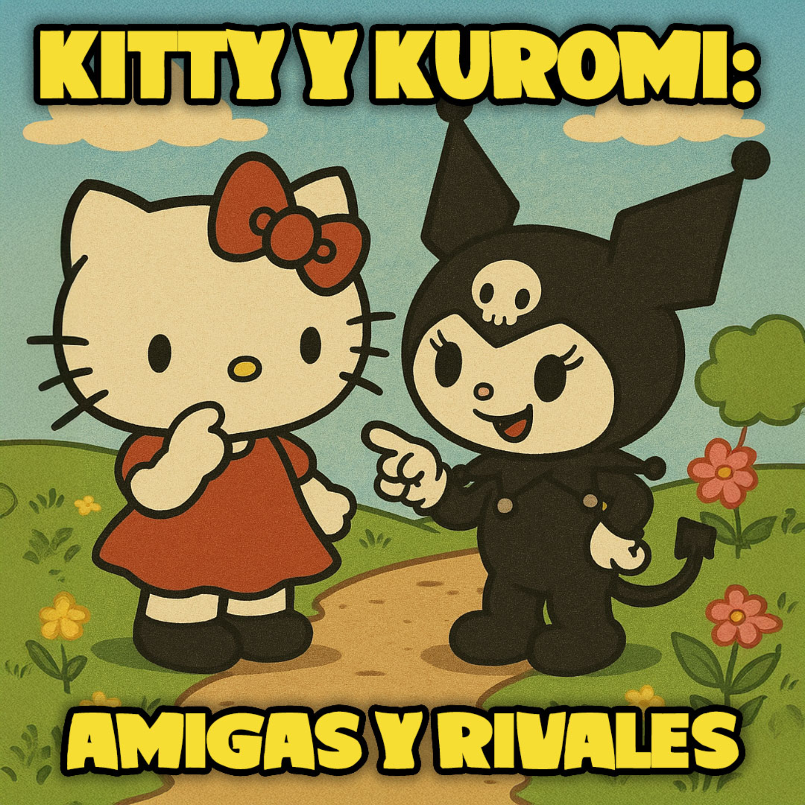 Kitty y Kuromi: Amigas y rivales