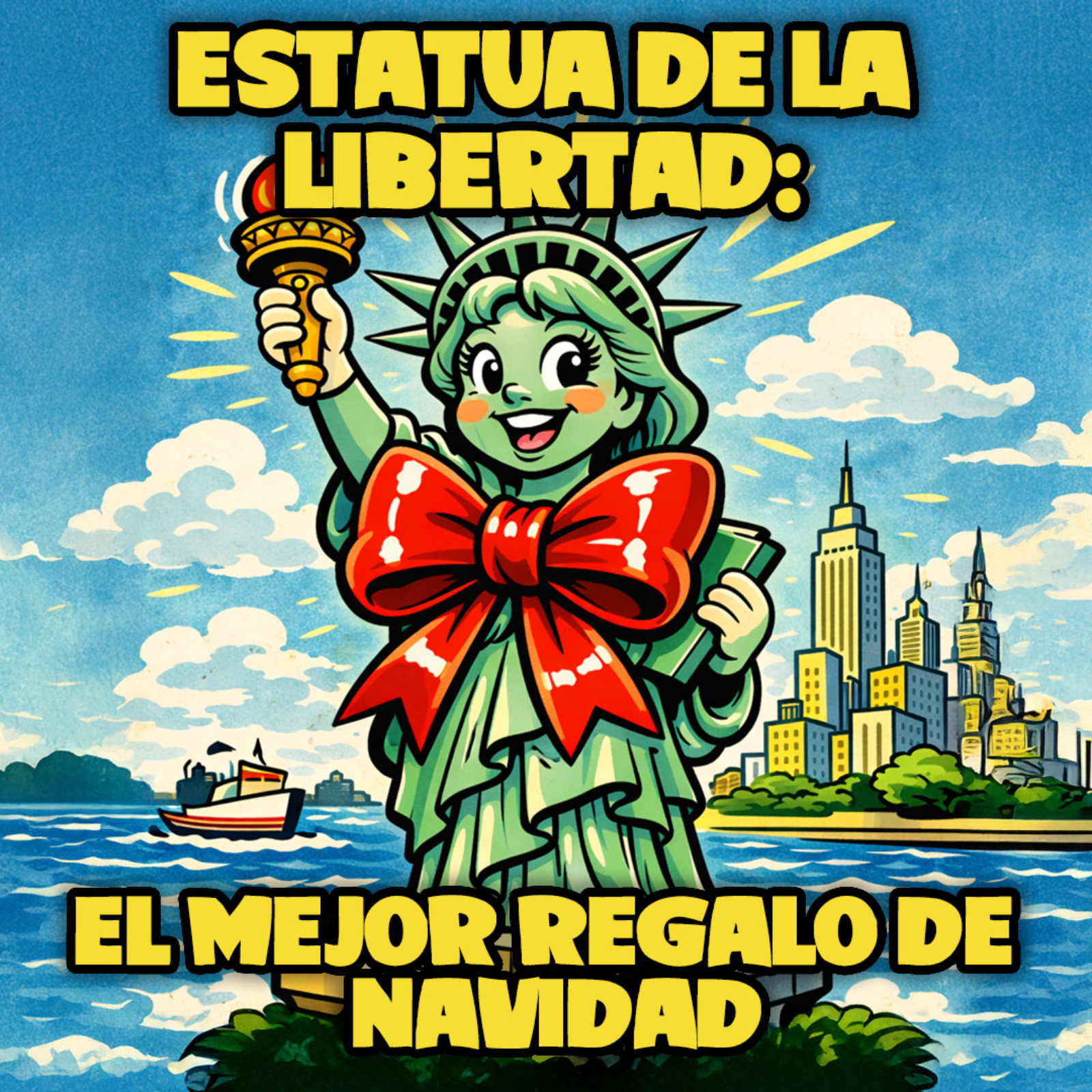 La Estatua de la Libertad: El mejor regalo de Navidad