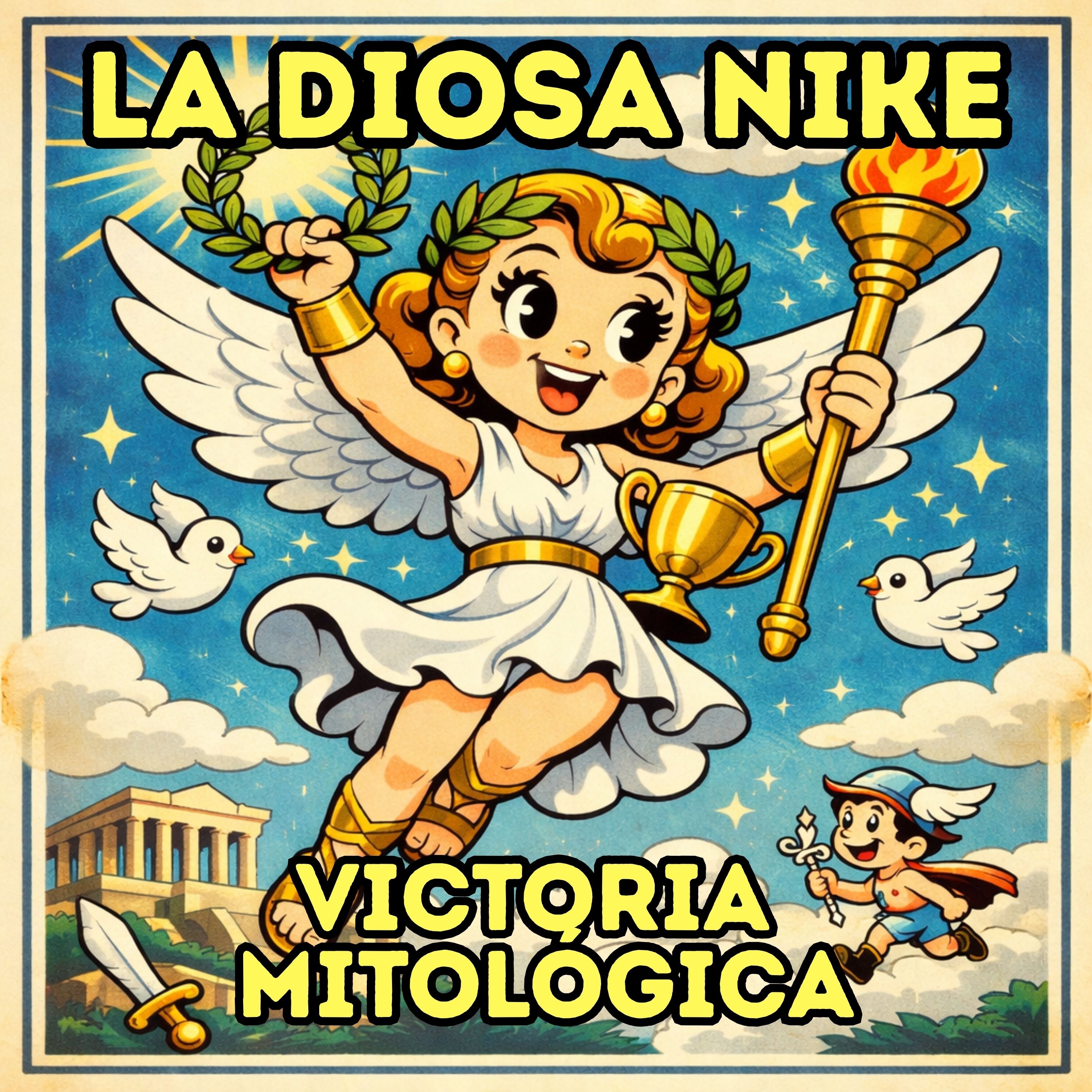 La diosa Nike: Victoria mitológica