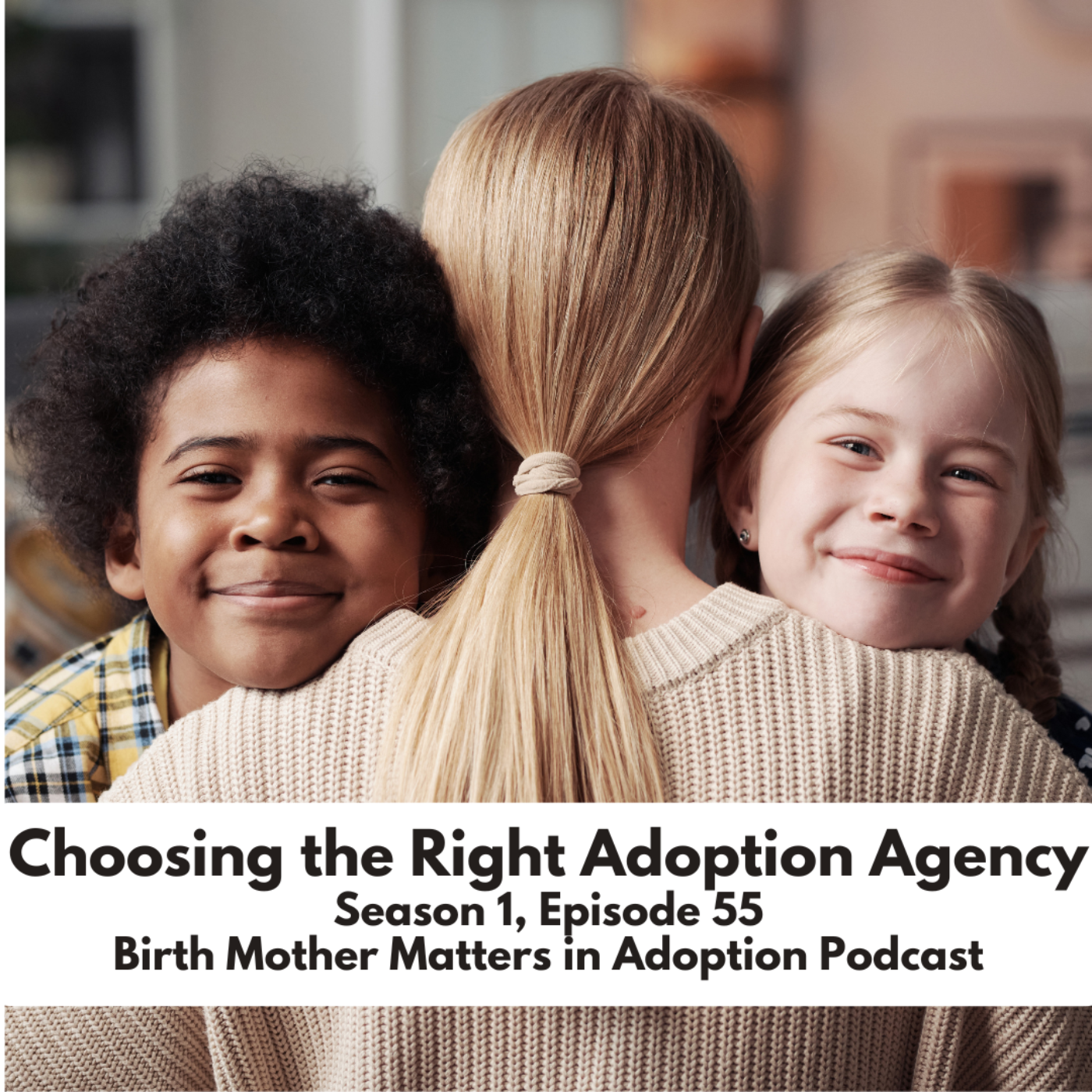 Birth Mother Matters in Adoption Episode 55: Choosing The Right Adoption Agency episode artwork