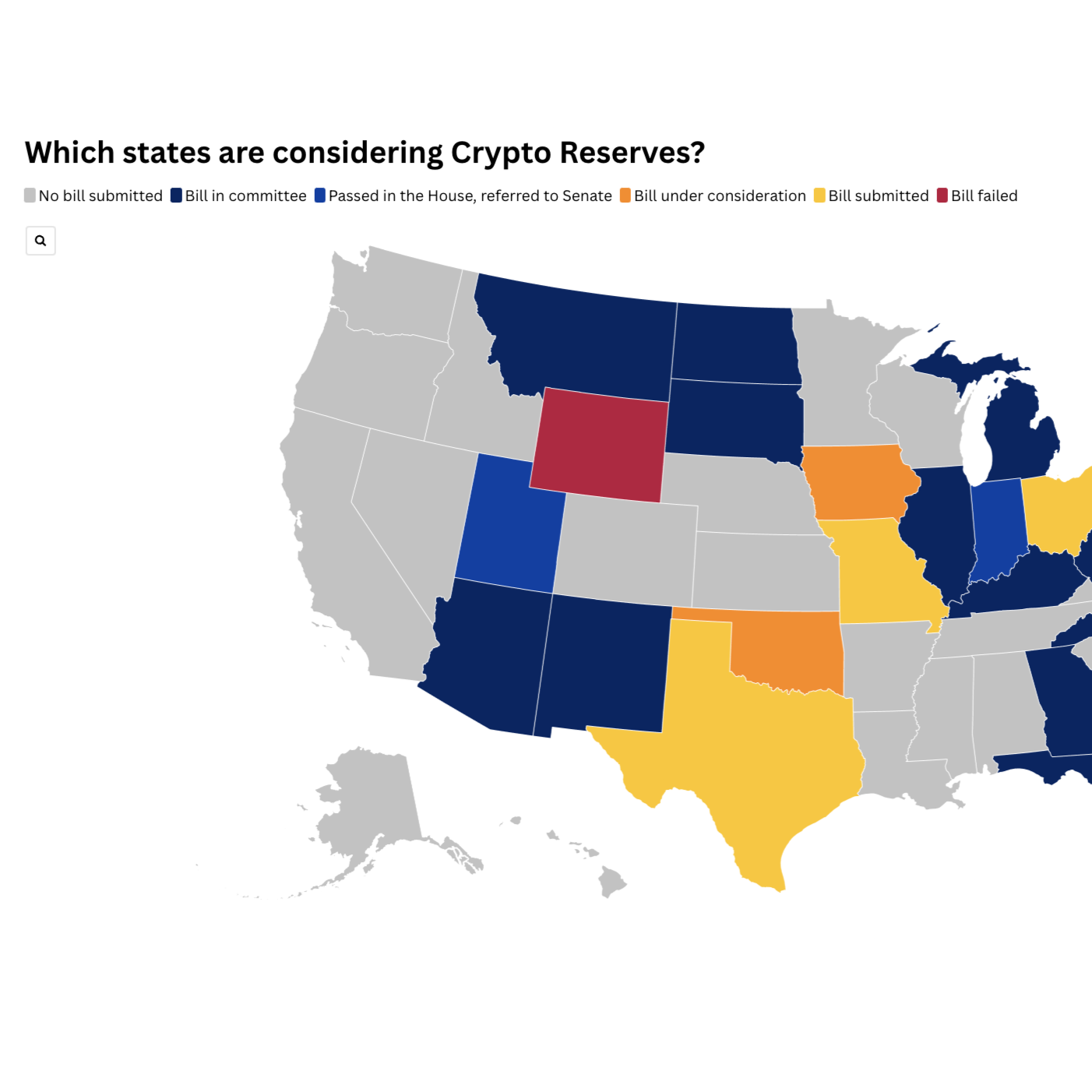 Which states are considering ‘Crypto Reserves’?