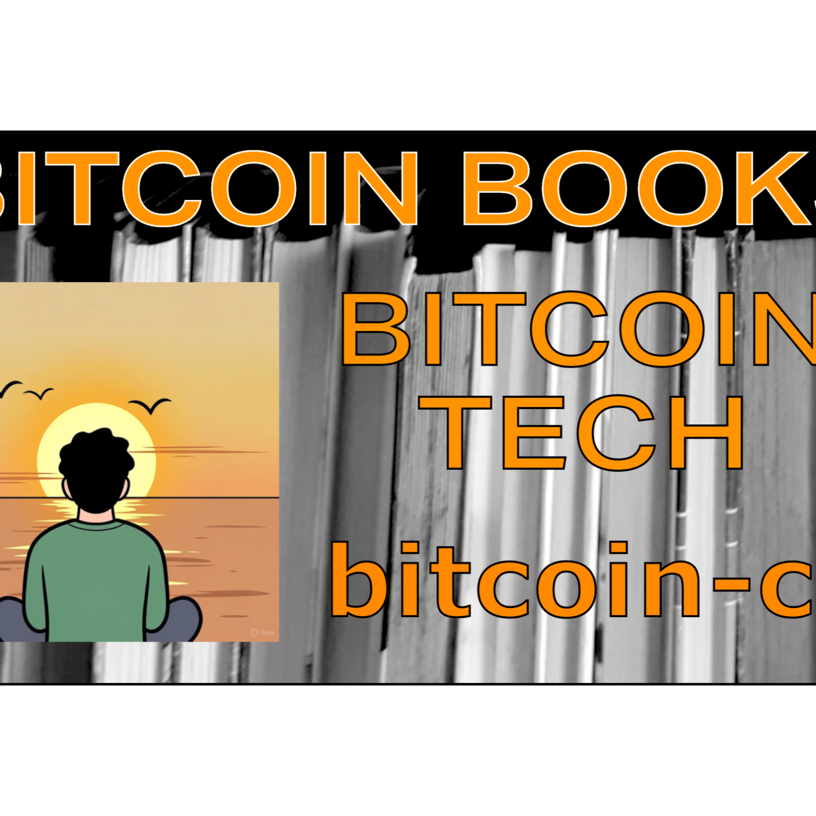 Books and bitcoin-cli with ₿ook-holder