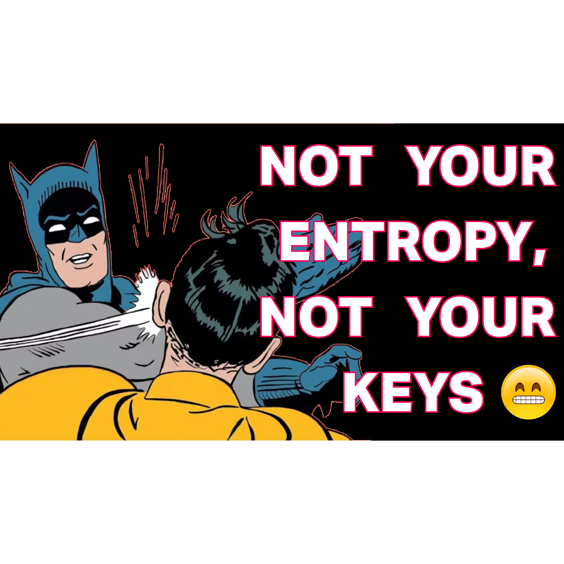 Not Your Entropy, Not Your Keys!