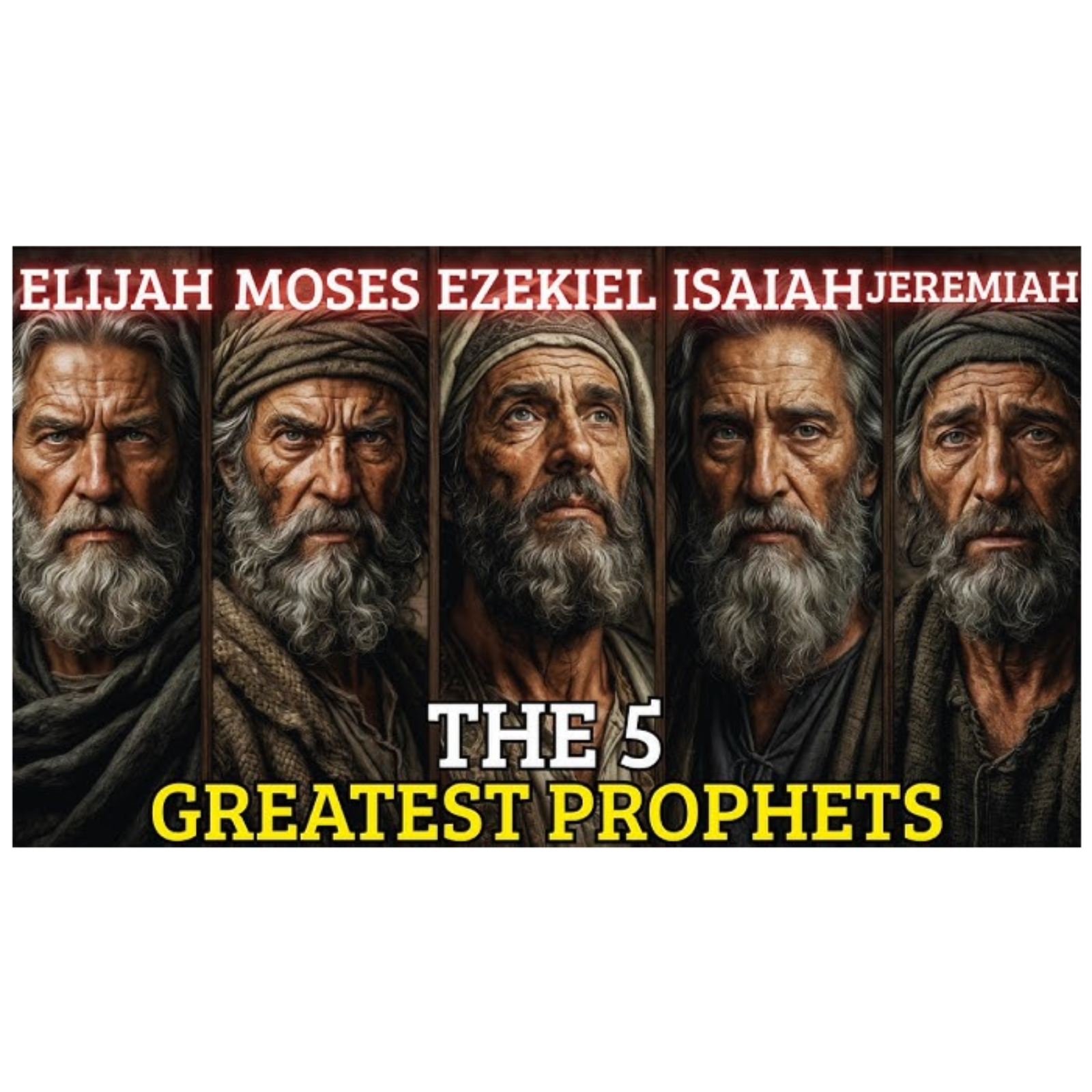 THE GREATEST PROPHETS OF THE BIBLE – MOSES_ ELIJAH_ ISAIAH_ JEREMIAH_ EZEKIEL episode artwork