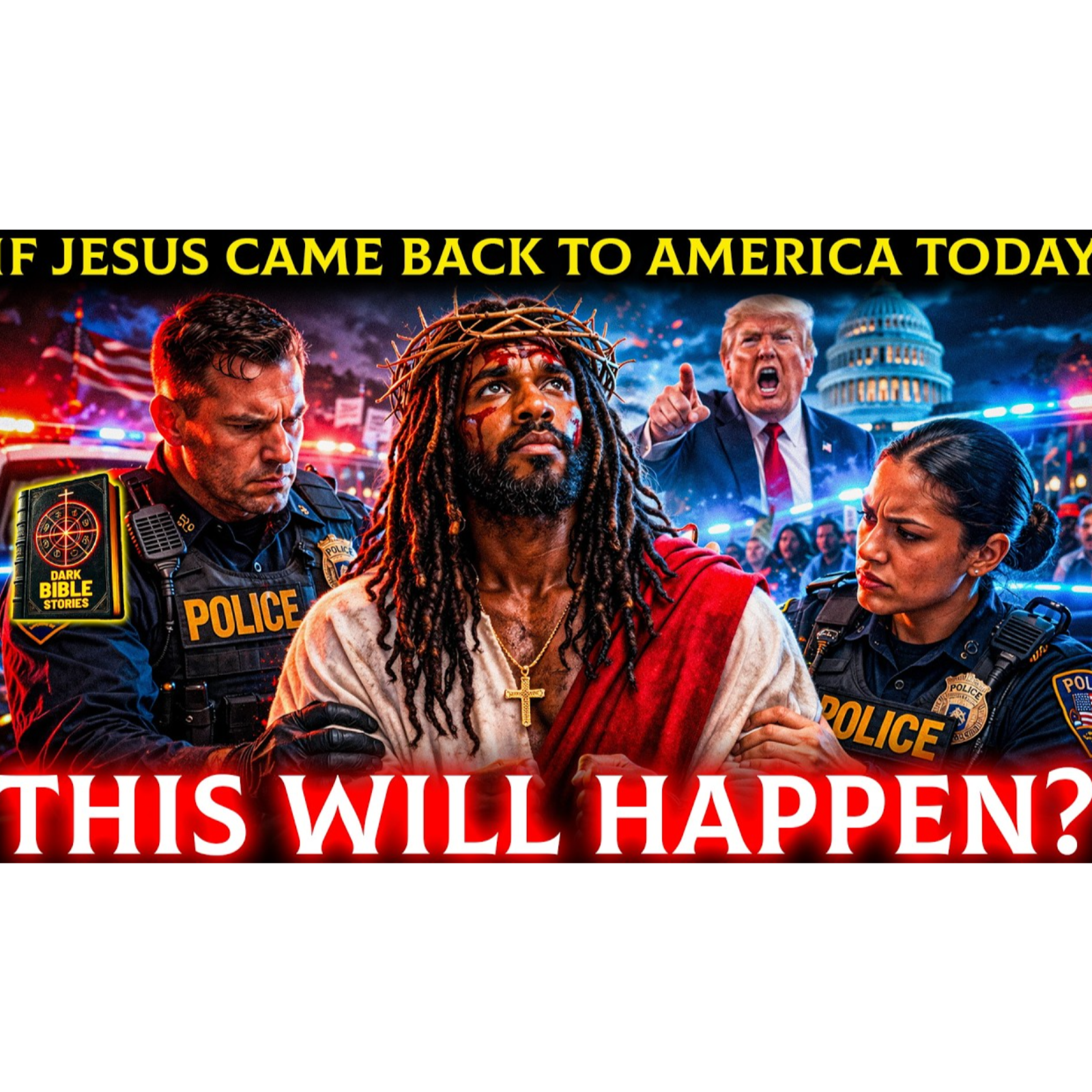 If Jesus Came Back to America TODAY, They'd Lock Him Up Before Sunday - Dark Bible Stories episode artwork