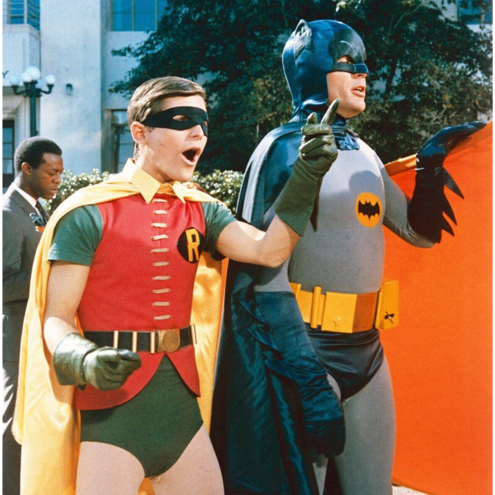 Holy Tampons in Men's Bathroom Batman 