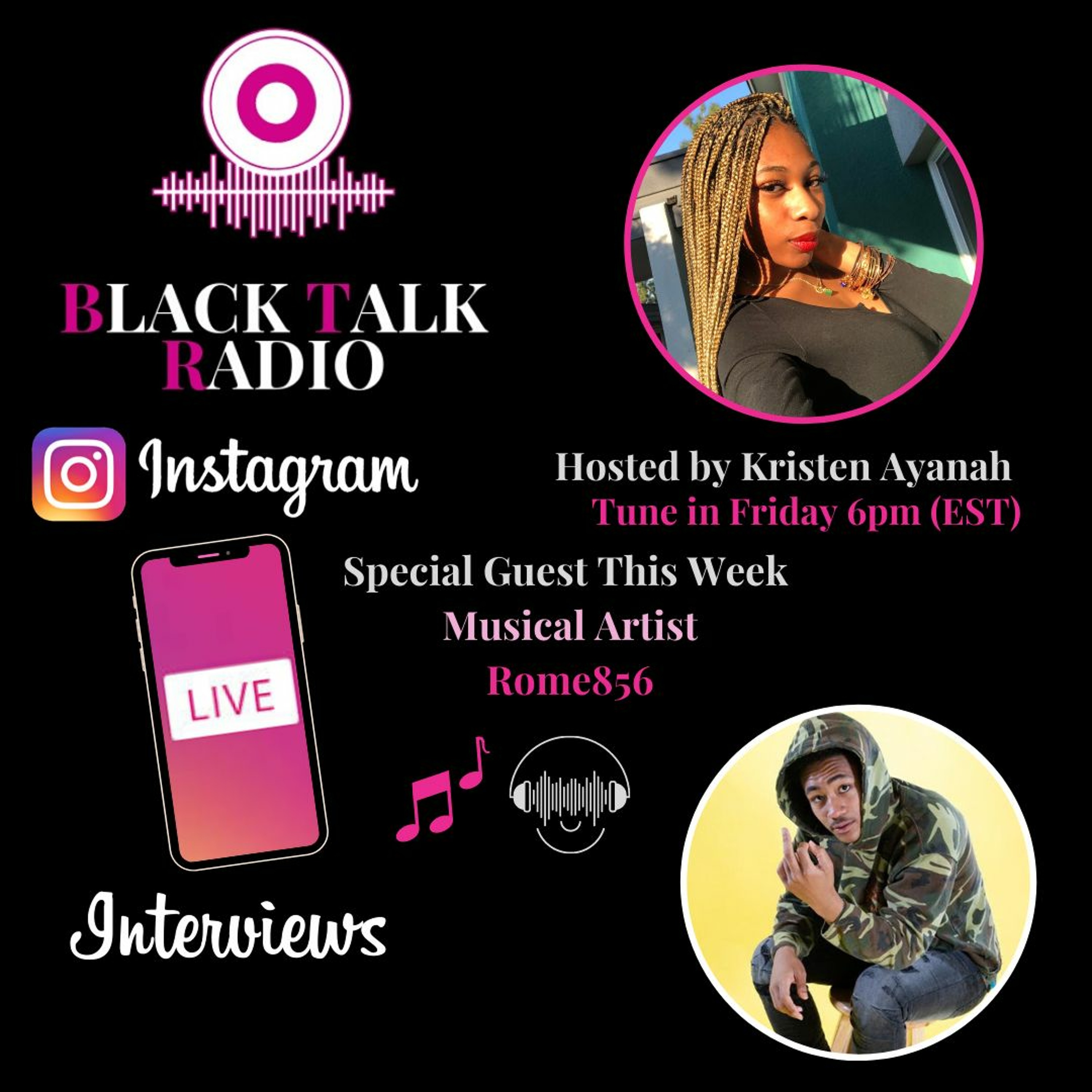 Black Talk Radio Season 3 Ep. 22 (Rome856 Interview 🔥) episode artwork