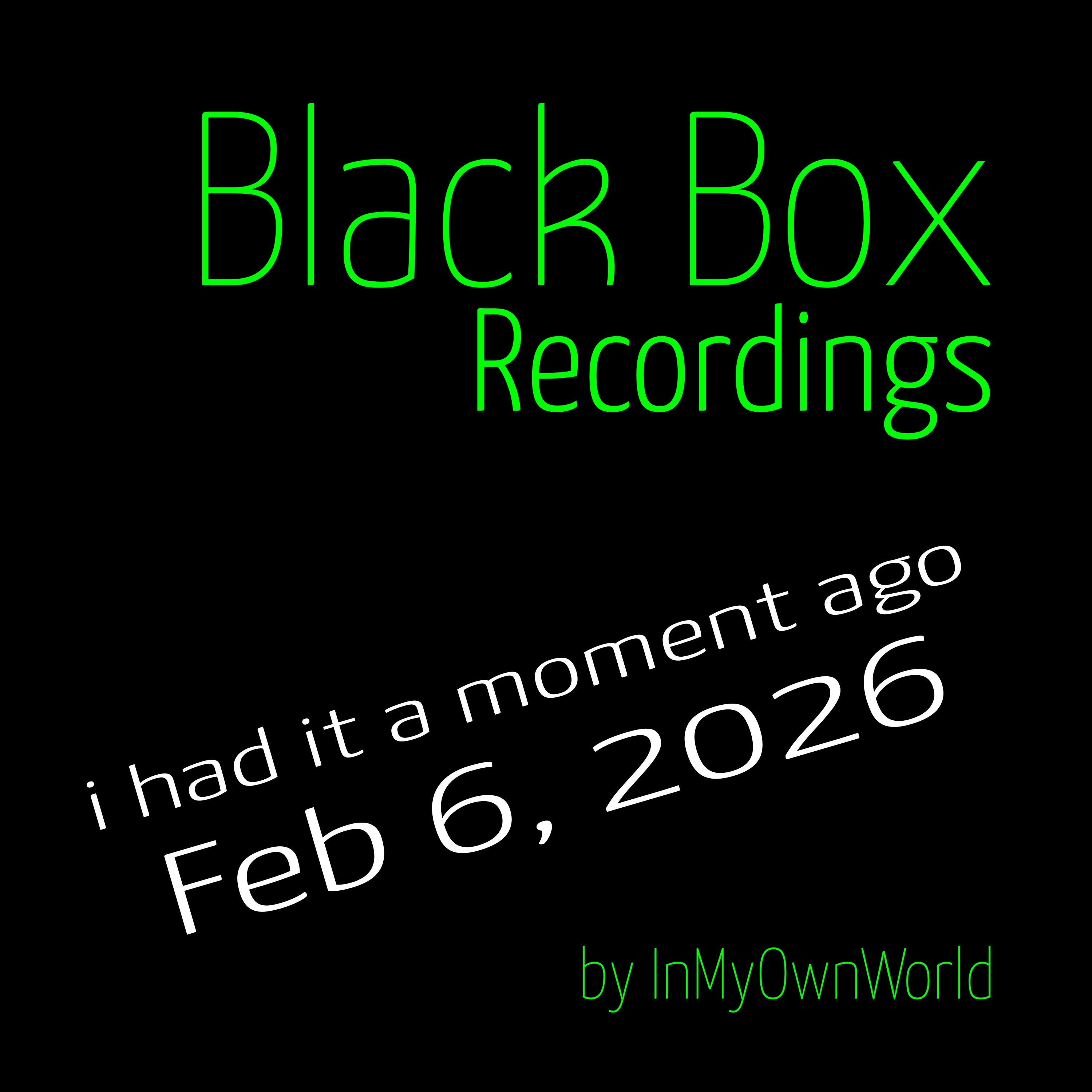 BBR0012 - I Had It A Moment Ago episode artwork