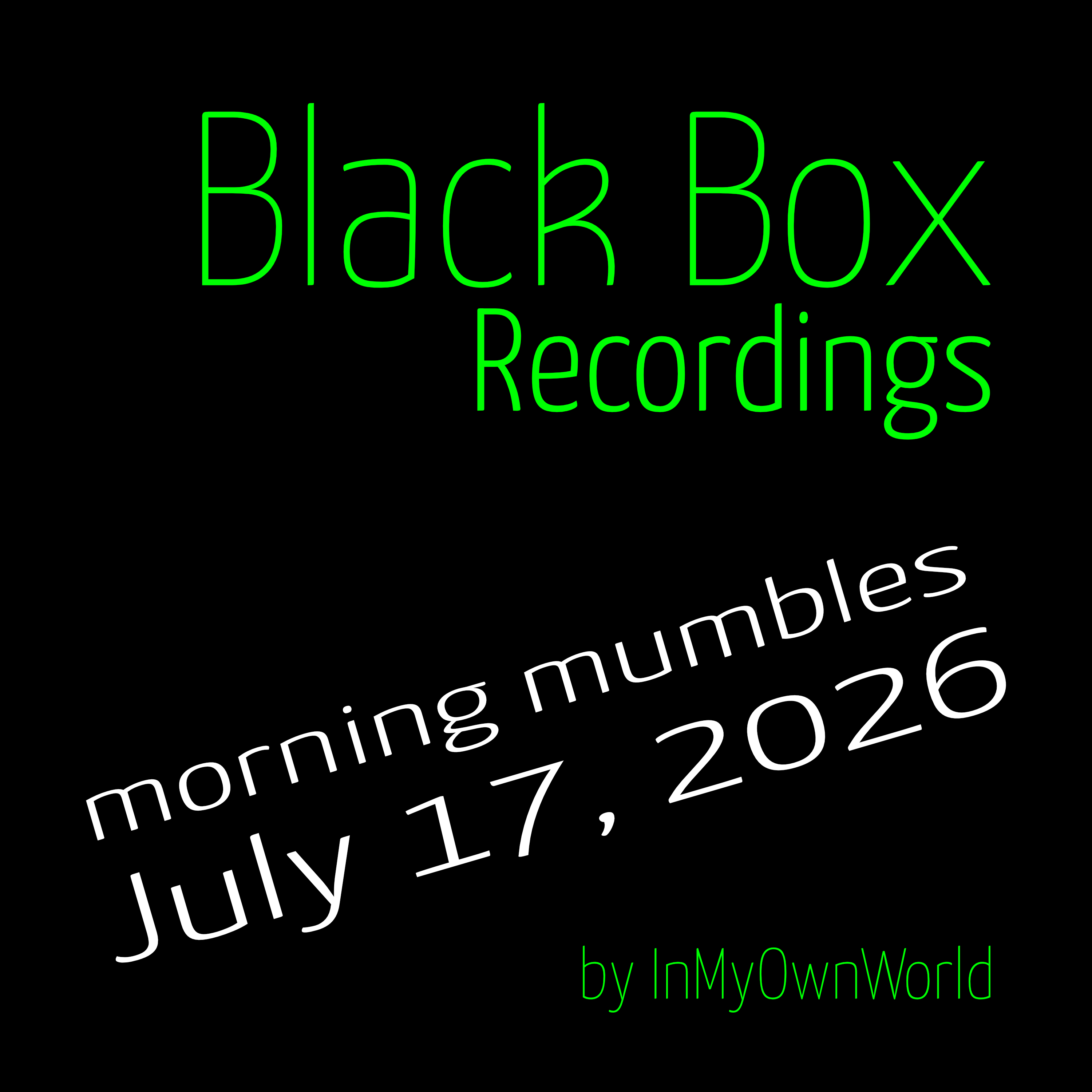 BBR0038 - Morning Mumbles episode artwork