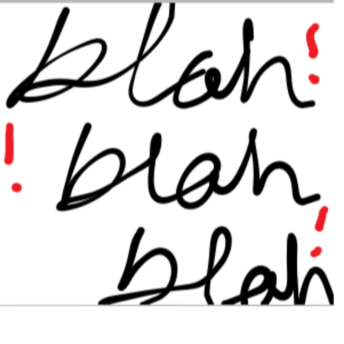 blah blah blah !!!