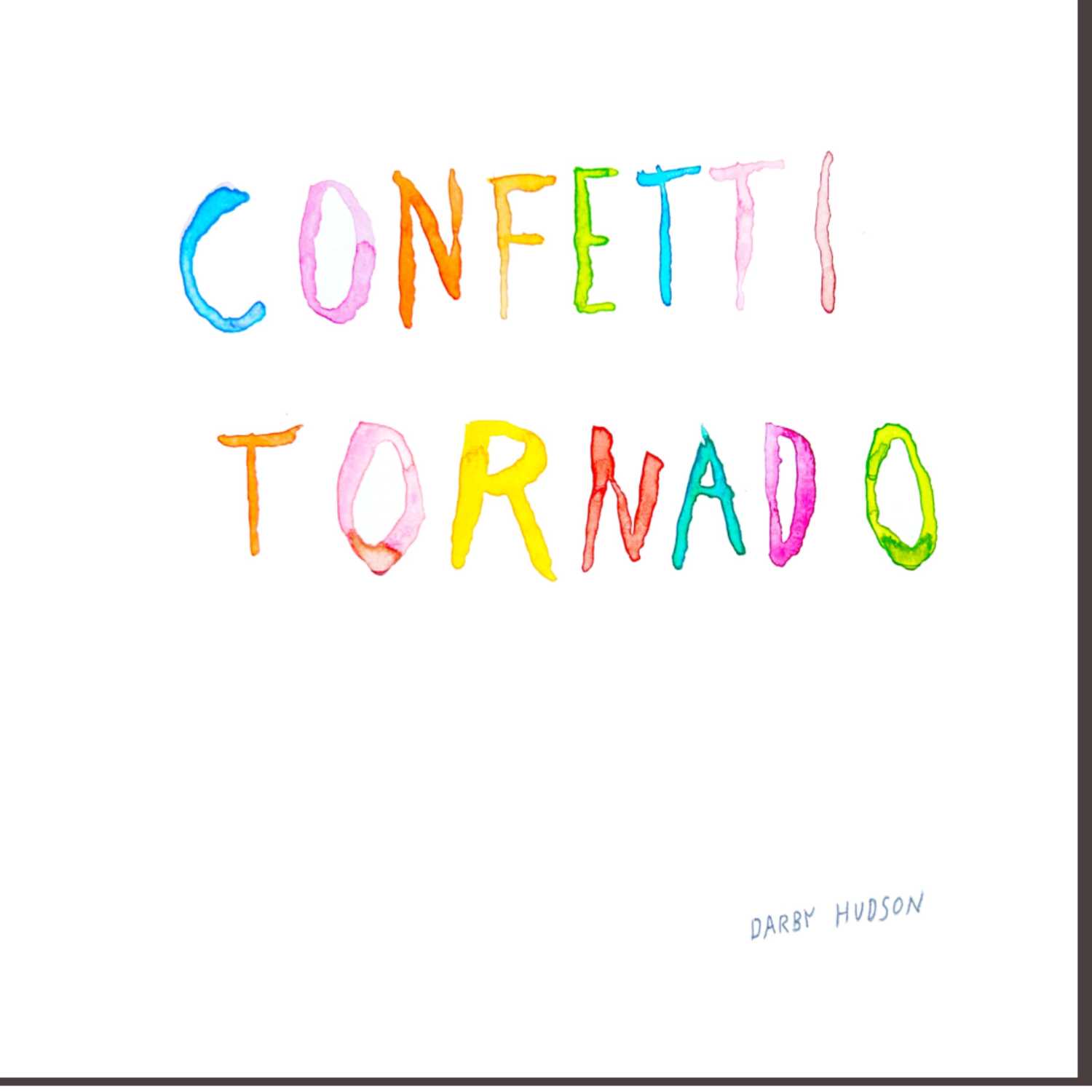 Editing, writing and painting my new book CONFETTI TORNADO